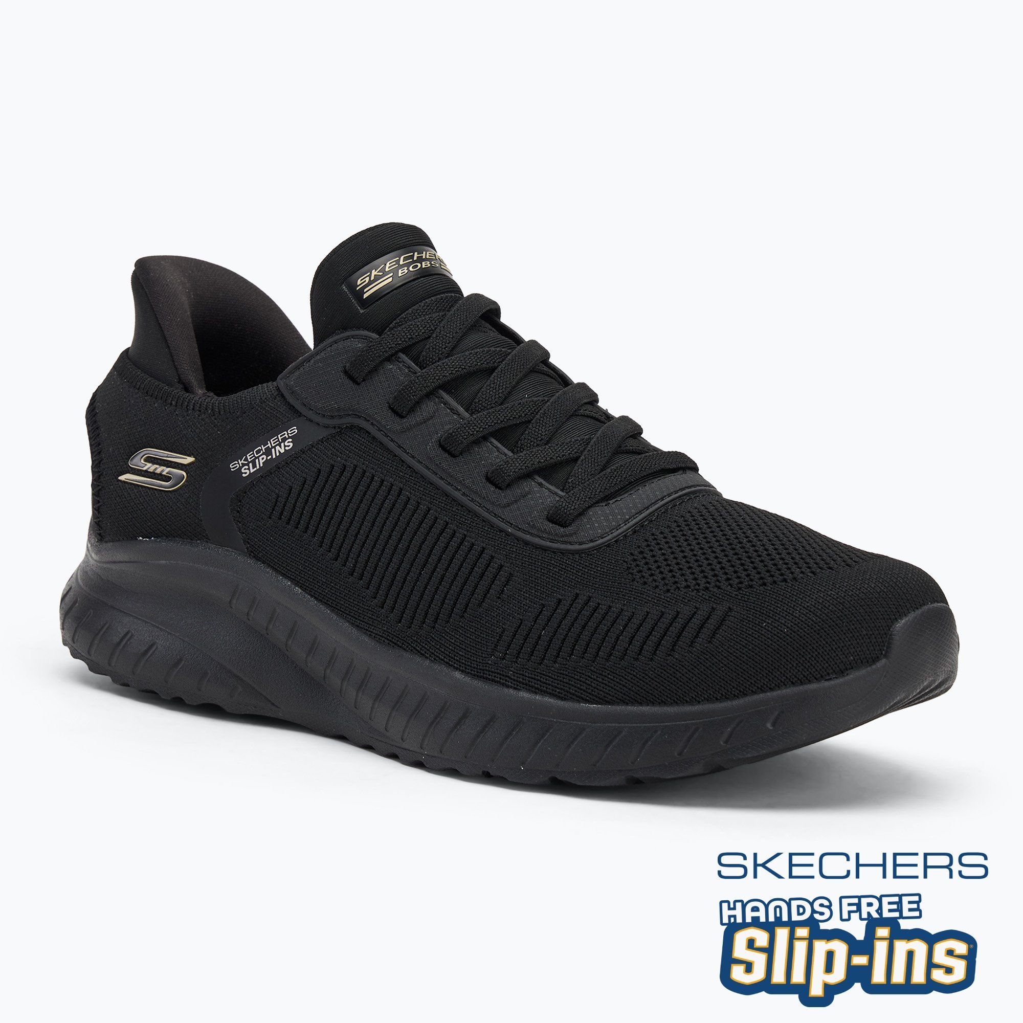 Buty damskie SKECHERS Bobs Squad Chaos Current Muse black 