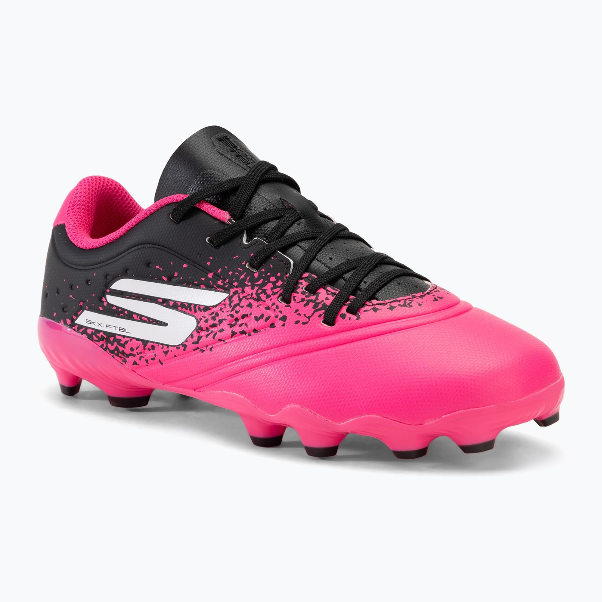 Buty piłkarskie dziecięce Skechers Razor Gold 1.5 FG black/pink 