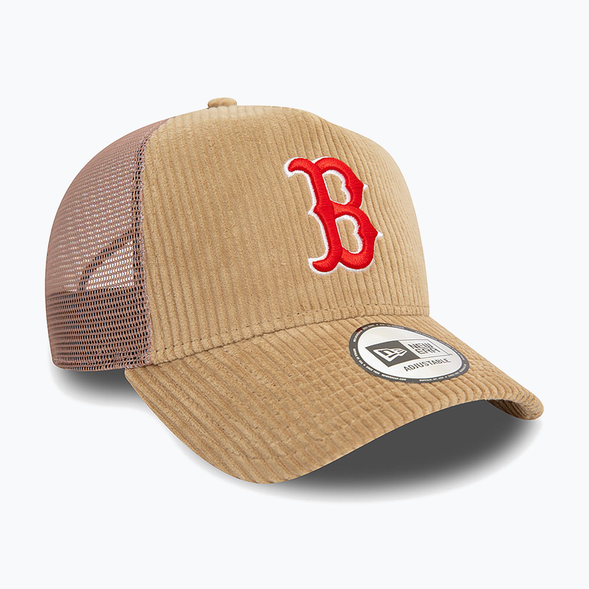 Czapka z daszkiem New Era Cord Trucker Red Sox med beige 
