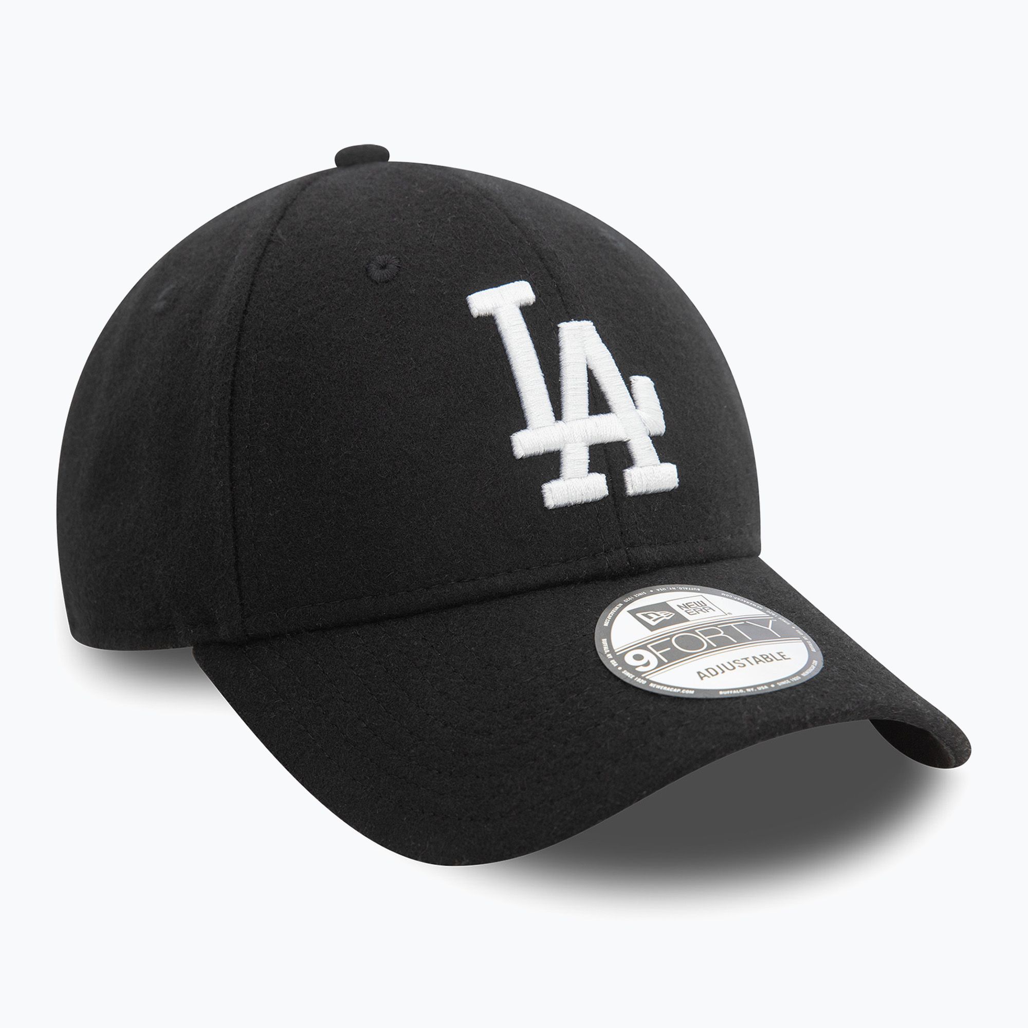 Czapka z daszkiem New Era Melton Wool 9FORTY Los Angeles Dodgers black 