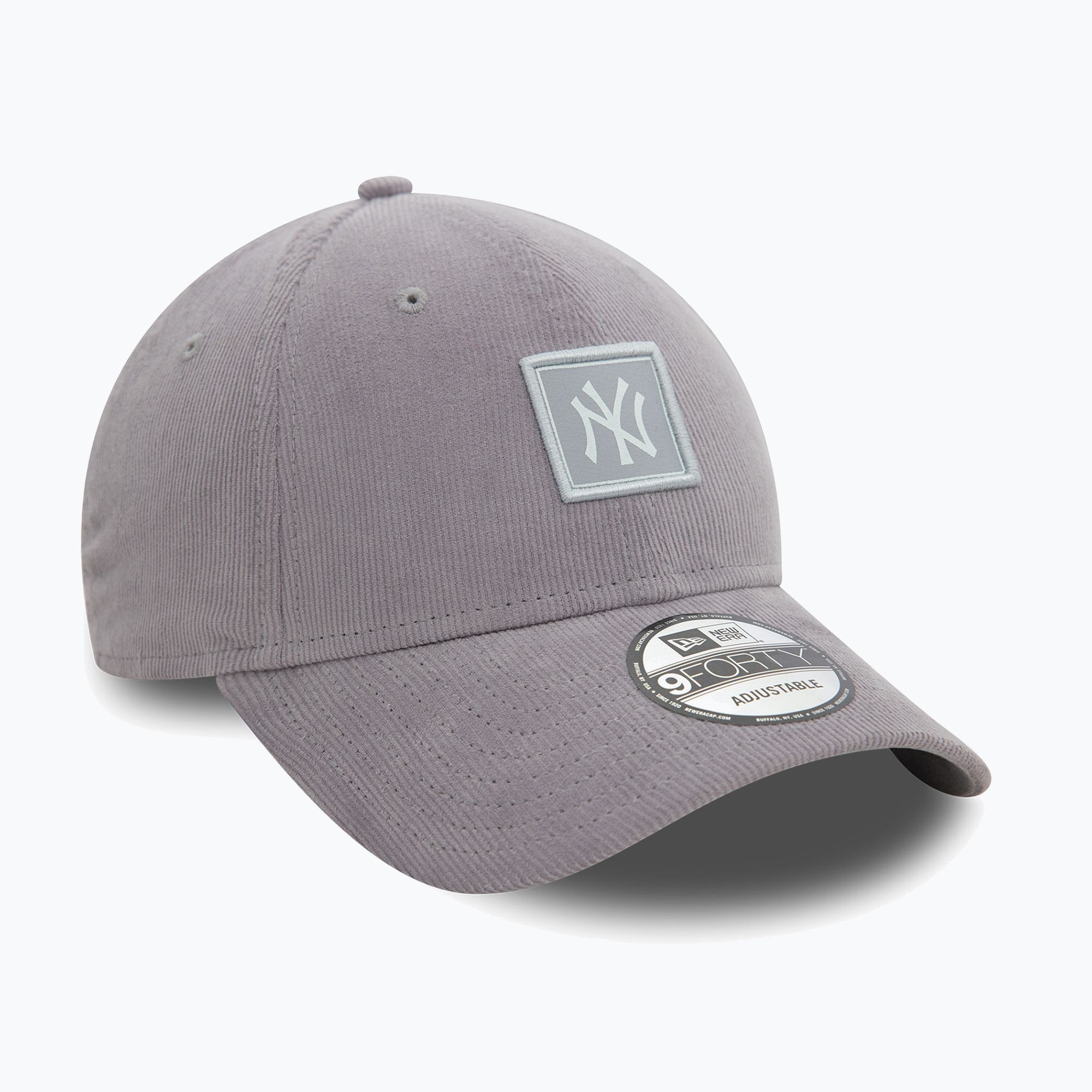 Czapka z daszkiem New Era Cord Patch 9FORTY New York Yankees grey 