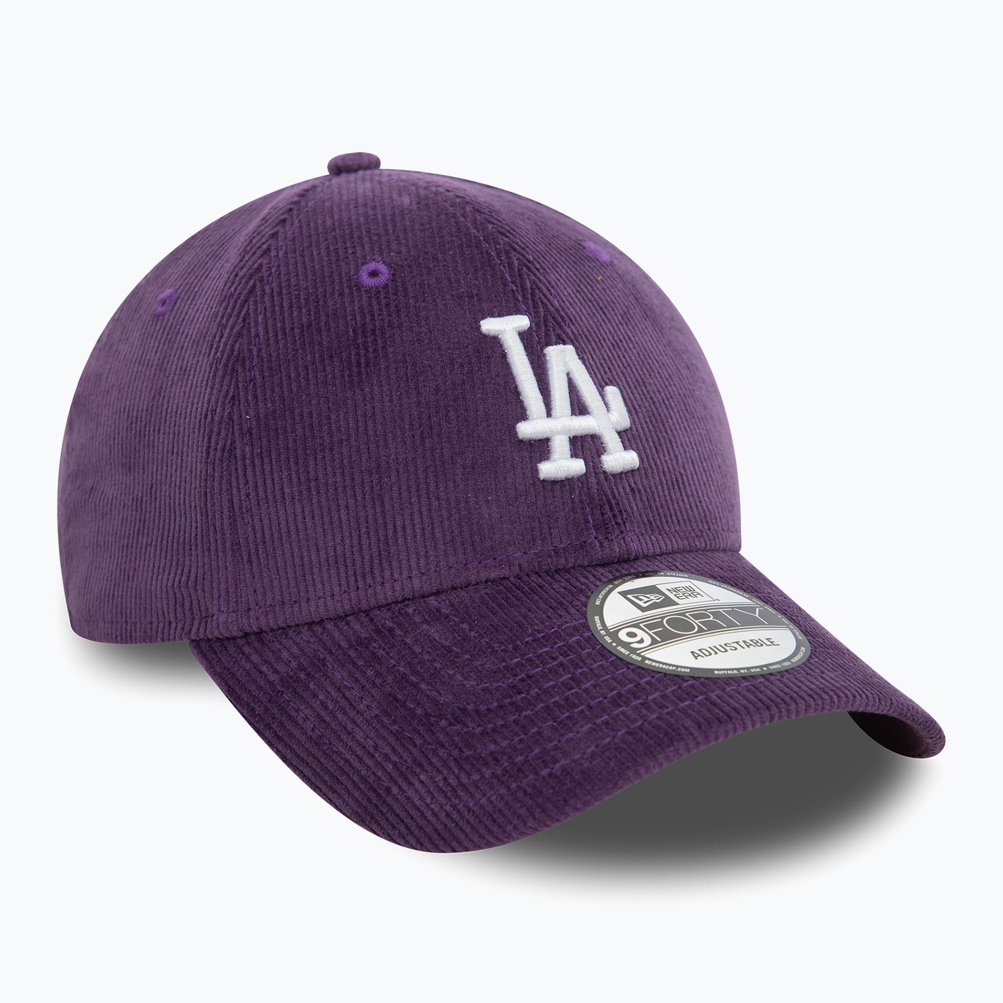 Czapka z daszkiem New Era Cord 9FORTY Los Angeles Dodgers dark purple 