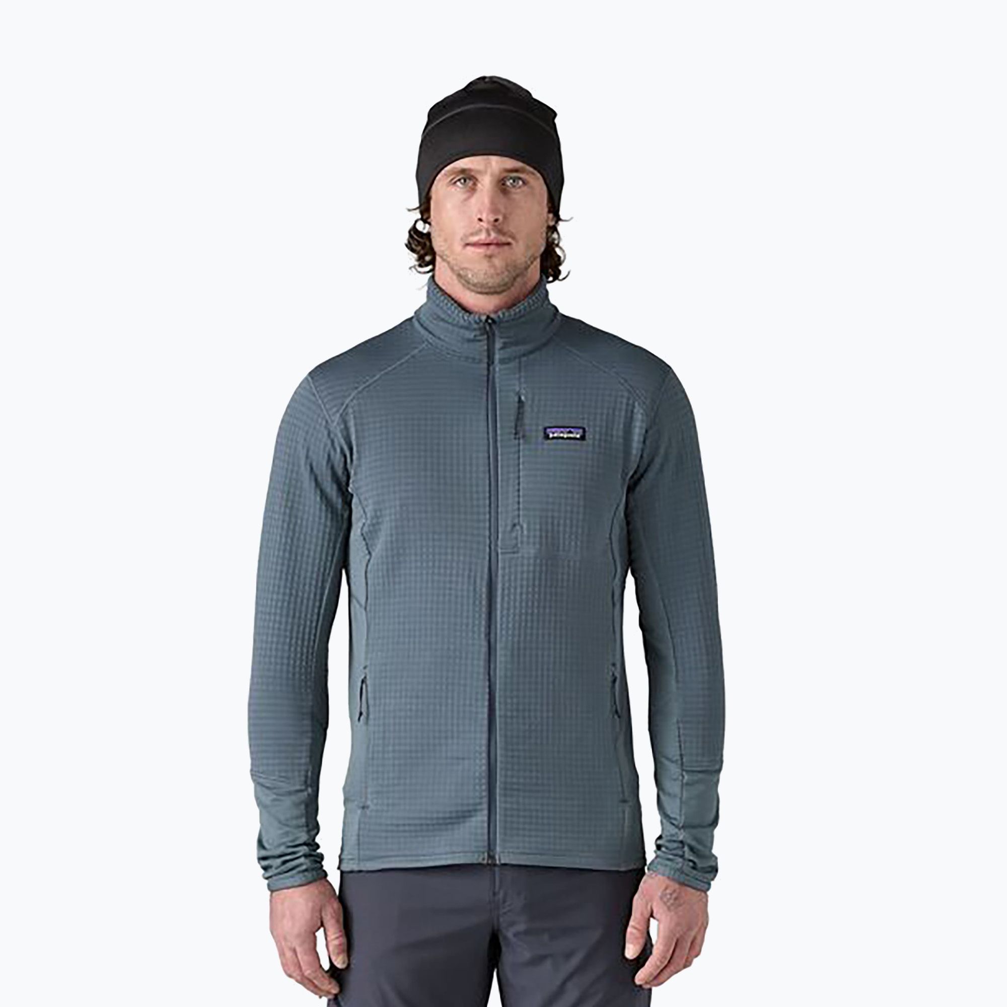 Bluza polarowa męska Patagonia R1 Hybrid utility blue 