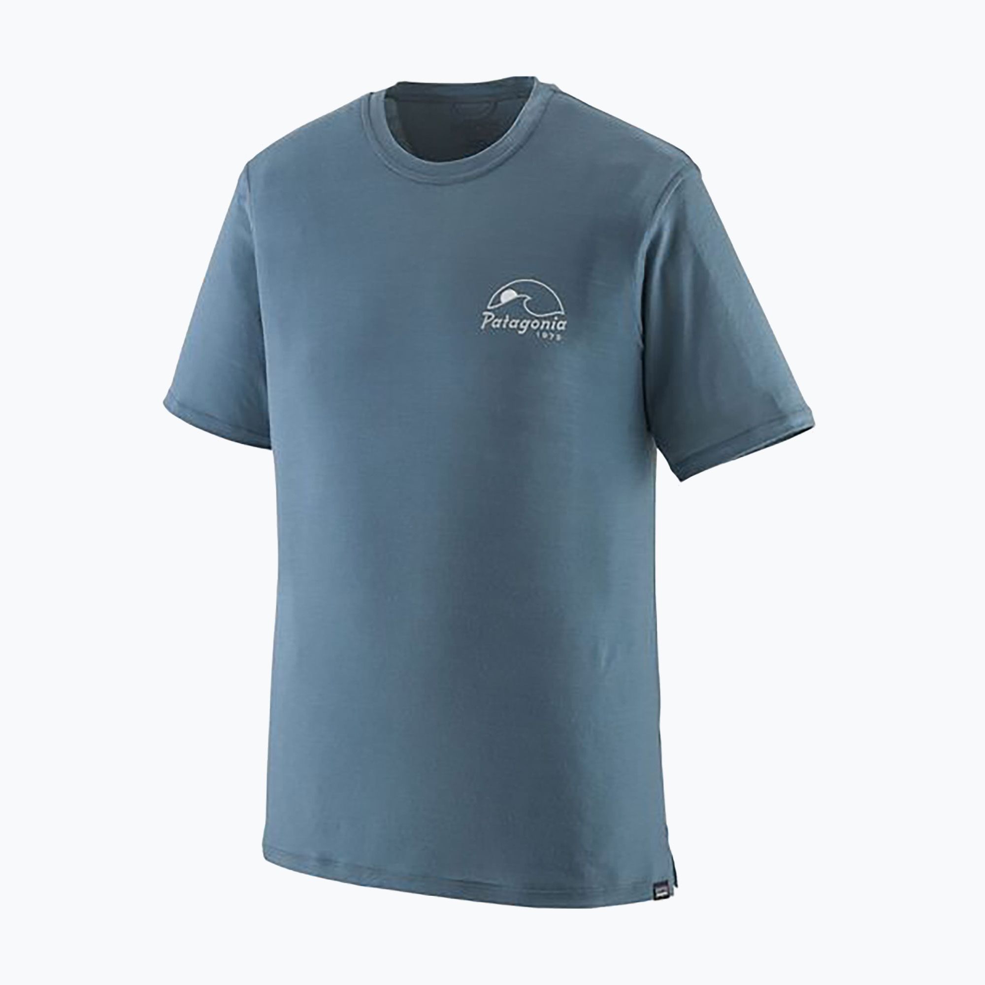 Koszulka męska Patagonia Cap Cool Merino Blend Graphic Shirt imagine moon/utility blue 