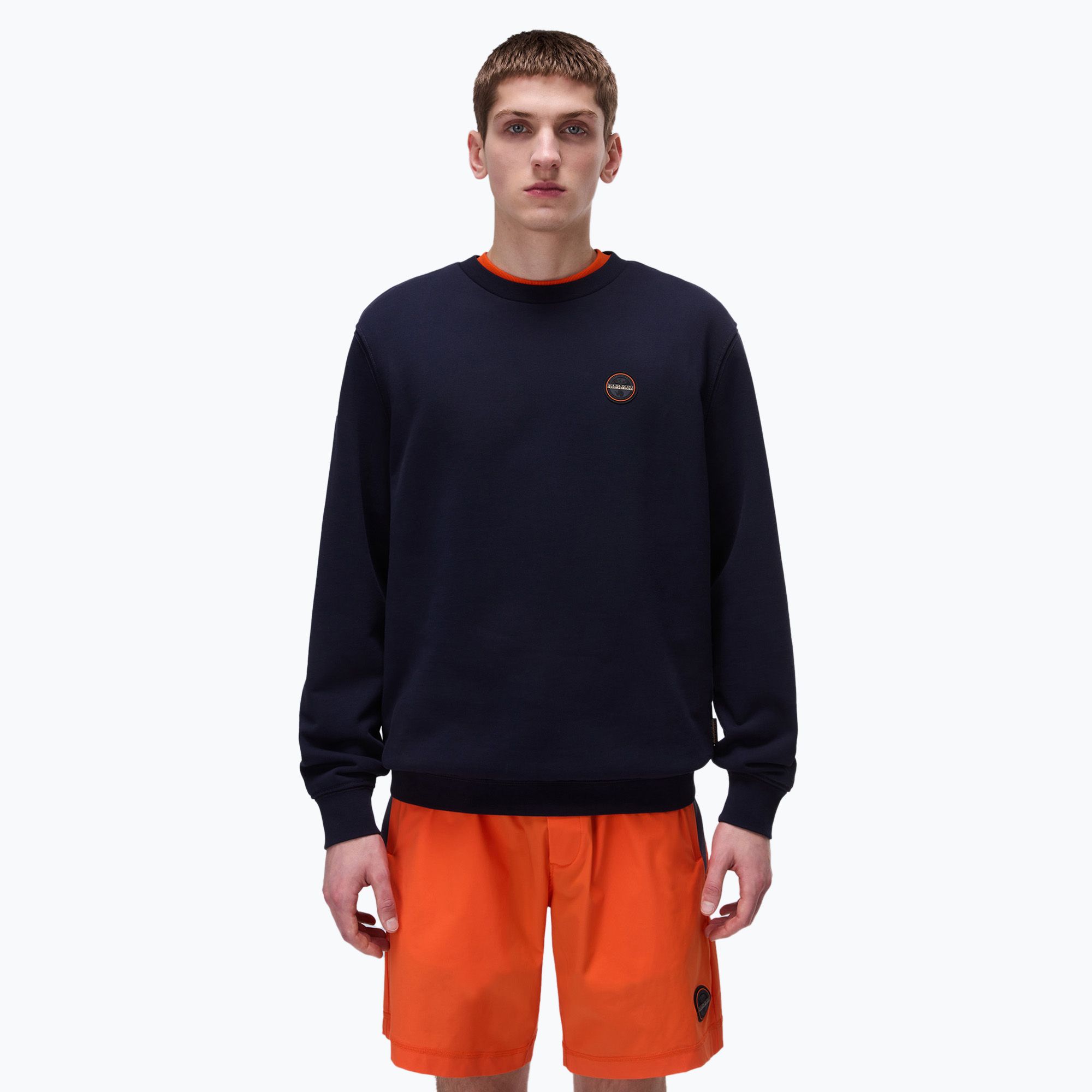 Bluza męska Napapijri B-Badge C Sum blu marine 