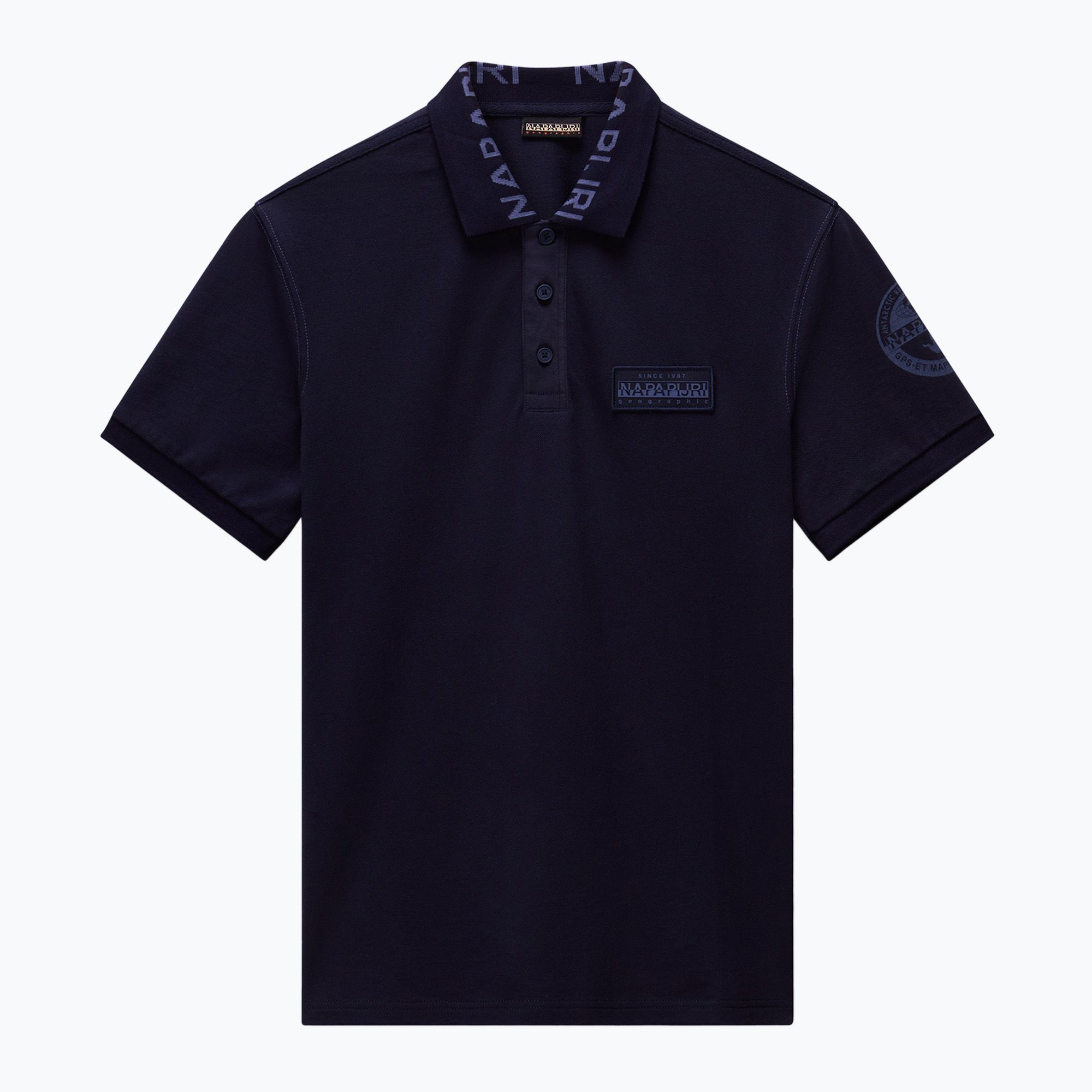 Koszulka polo męska Napapijri E-Amundsen 1 blu marine 