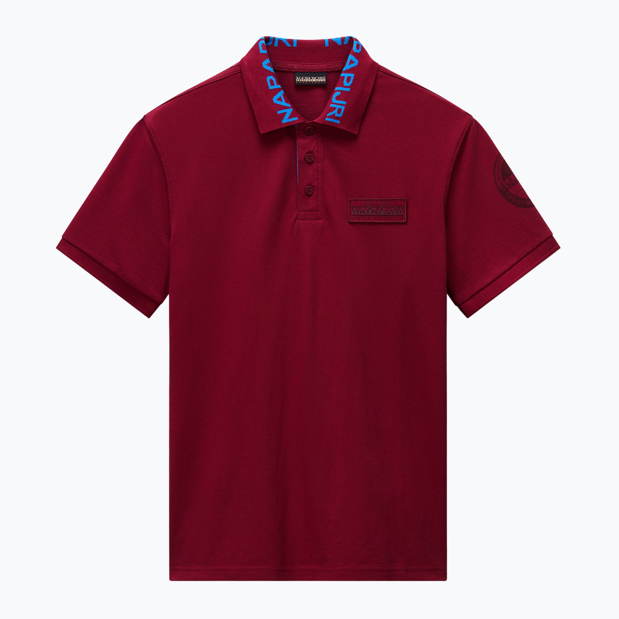 Koszulka polo męska Napapijri E-Amundsen 1 tibetan red R1E 