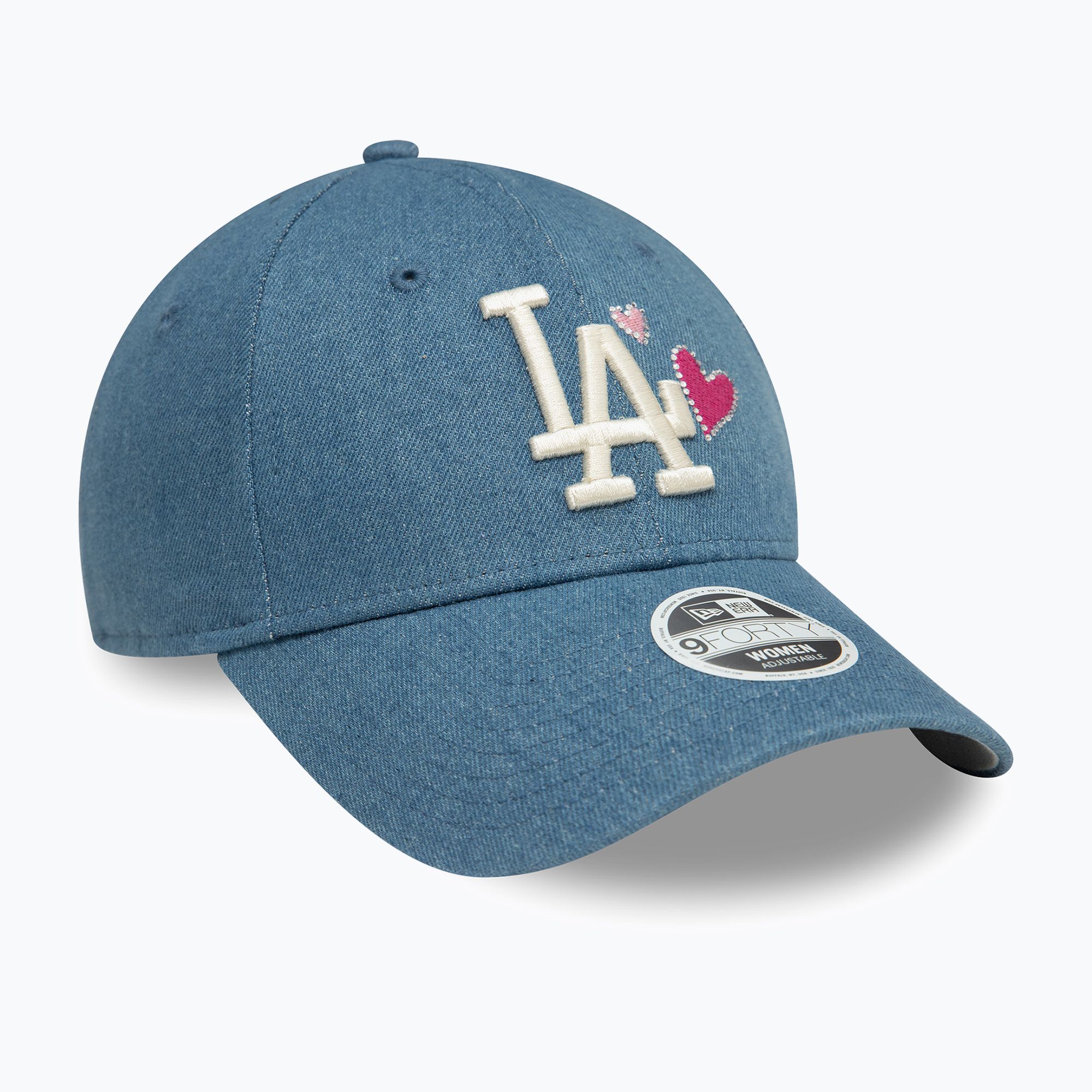 Czapka z daszkiem damska New Era Denim Icon 9Forty Los Angeles Dodgers navy 