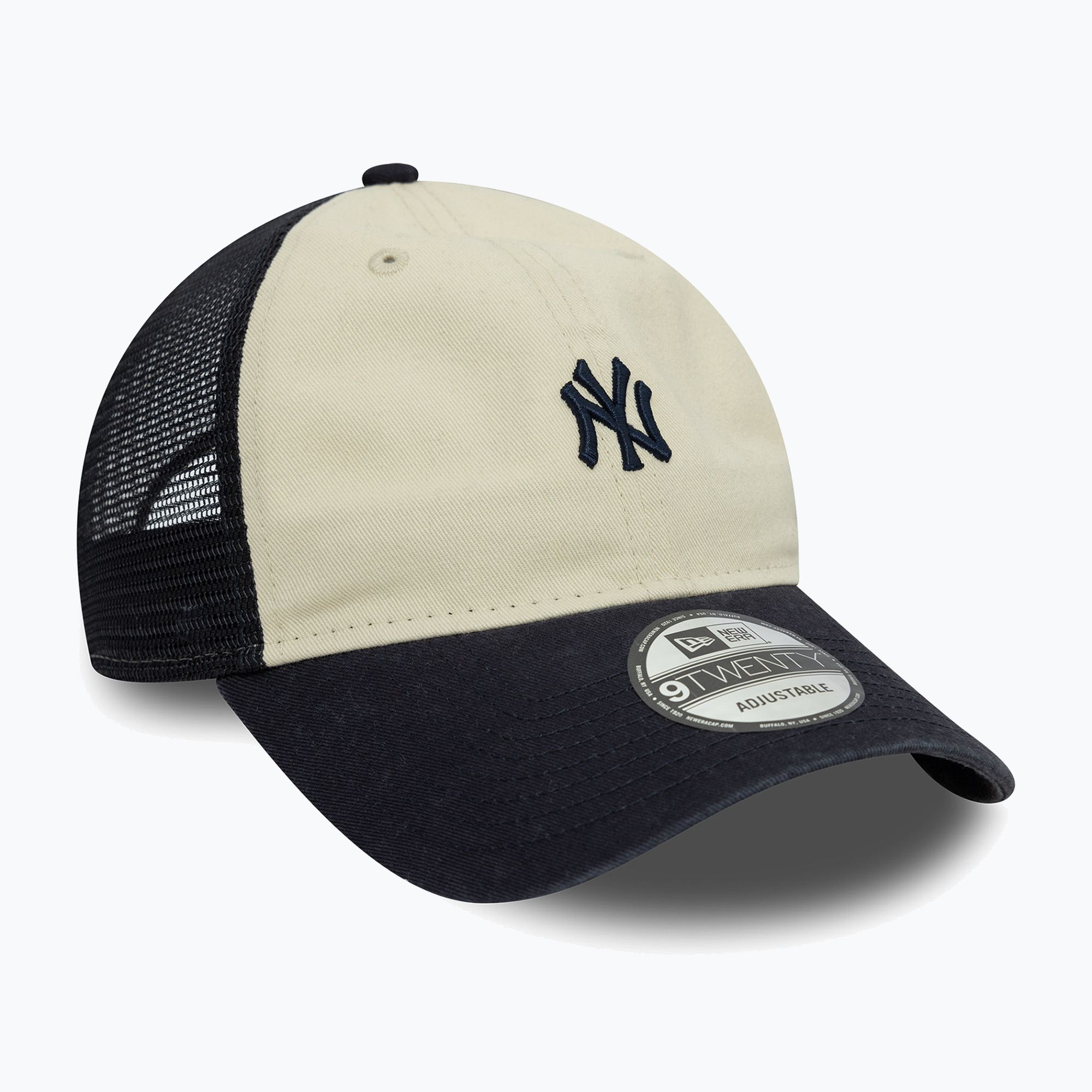Czapka z daszkiem New Era 9Twenty Trucker New York Yankees light beige 