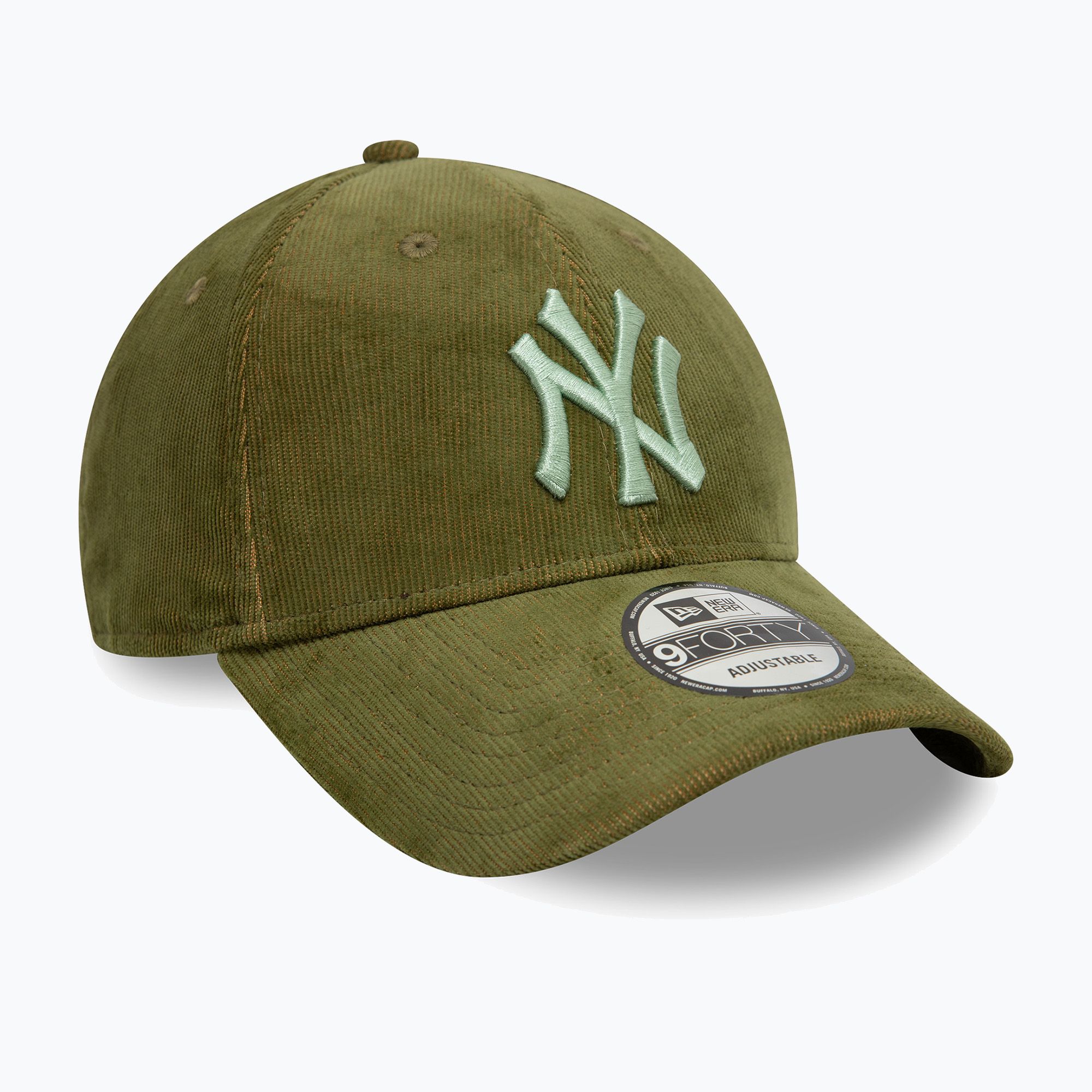 Czapka z daszkiem New Era Two Tone Cord 9Forty New York Yankees dark green 