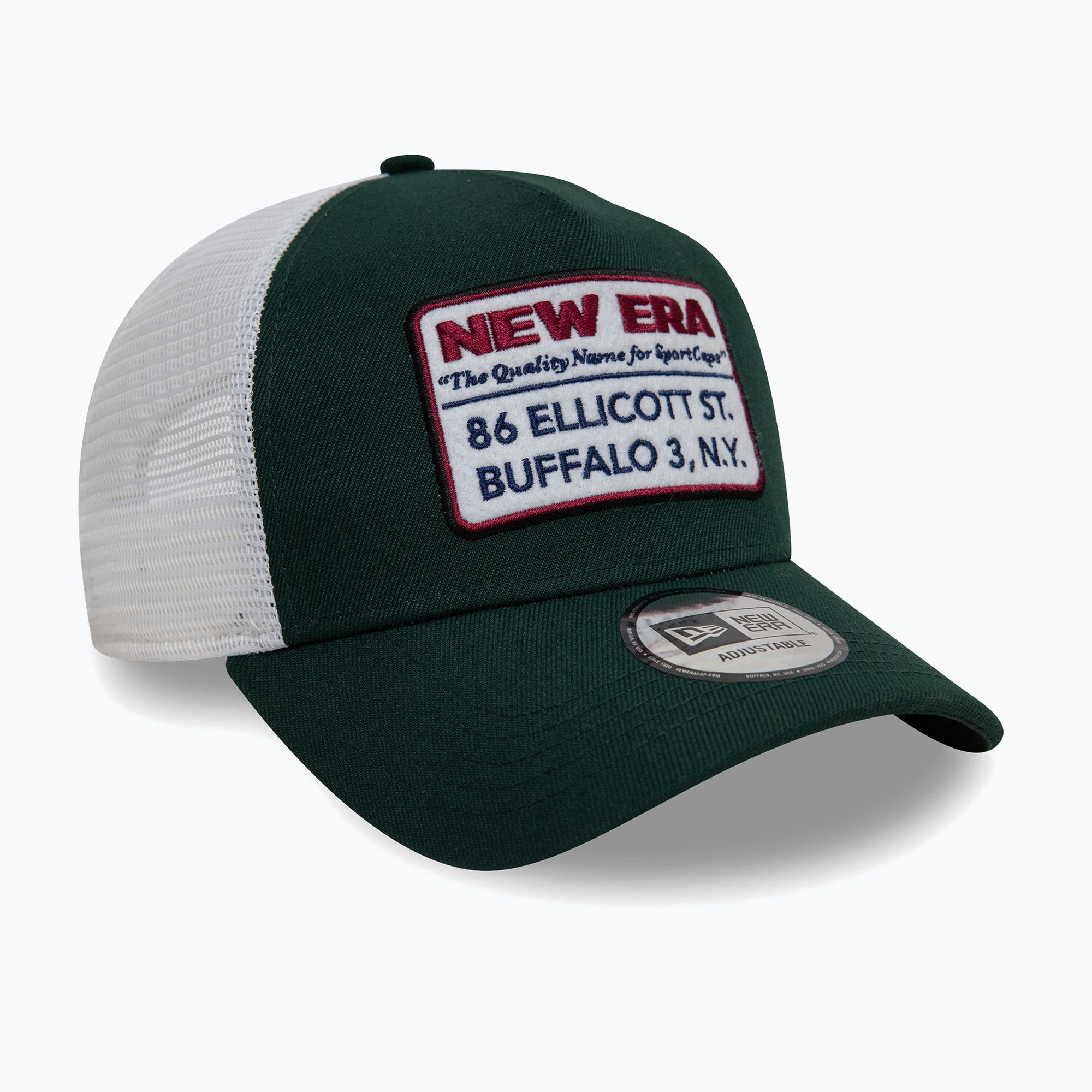 Czapka z daszkiem New Era NE Vintage Trucker dark green 