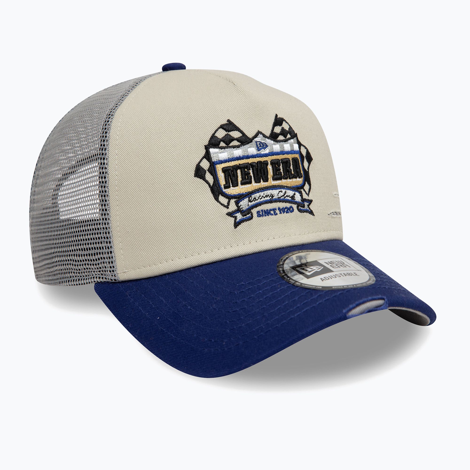 Czapka z daszkiem New Era NE Motorsport Trucker light beige 