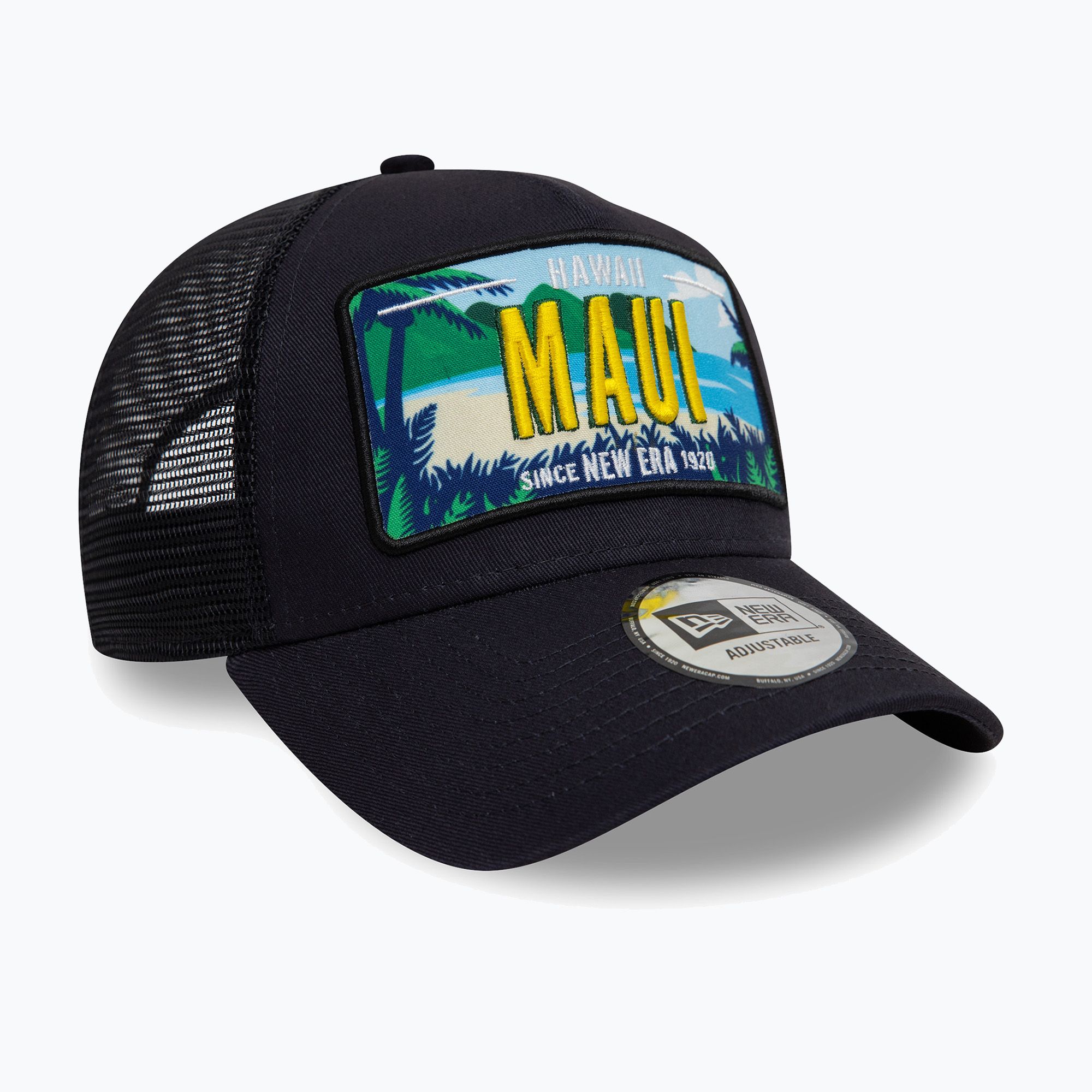 Czapka z daszkiem New Era Licence Plate Los Angeles Trucker navy 