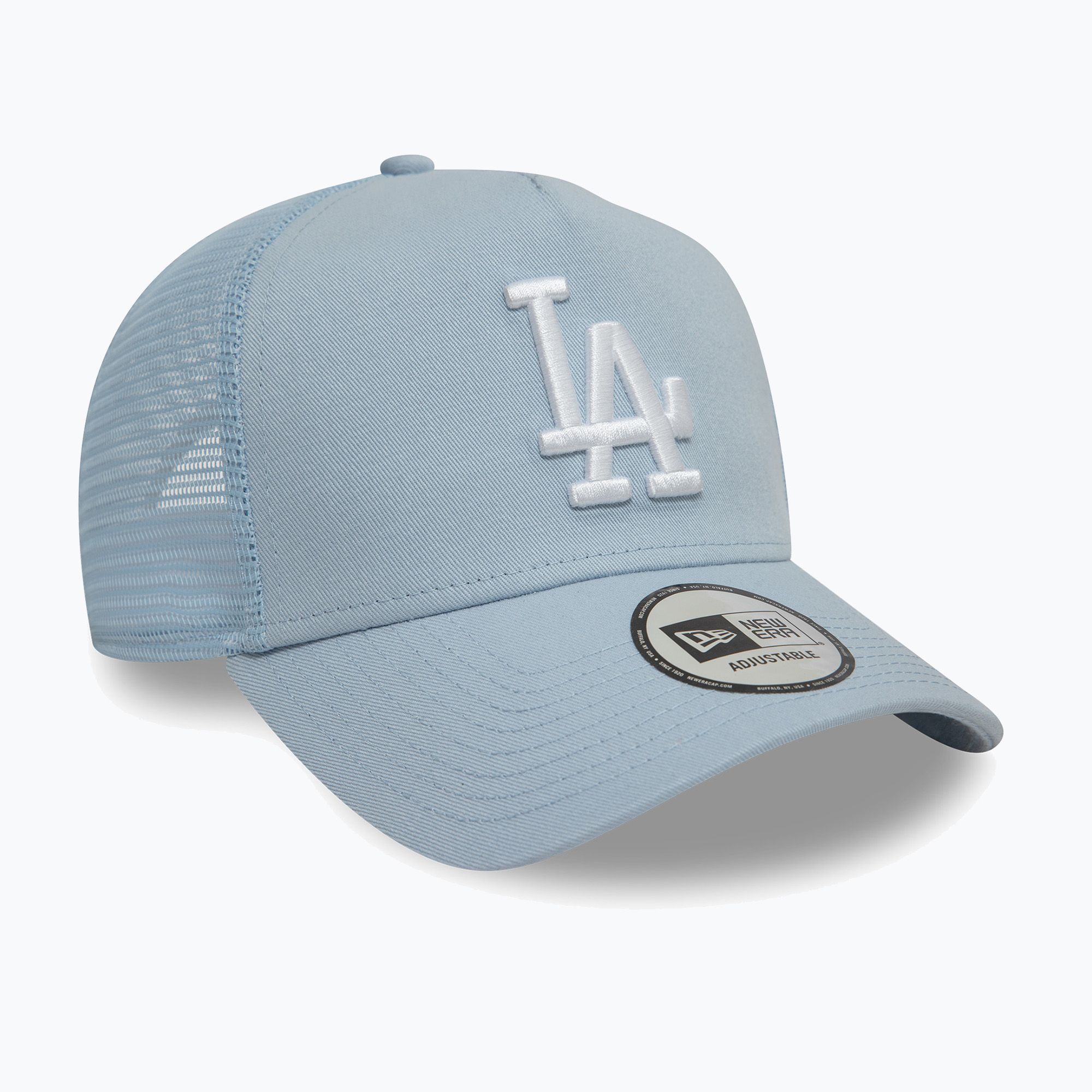 Czapka z daszkiem New Era League Essential Trucker Los Angeles Dodgers pastel blue 