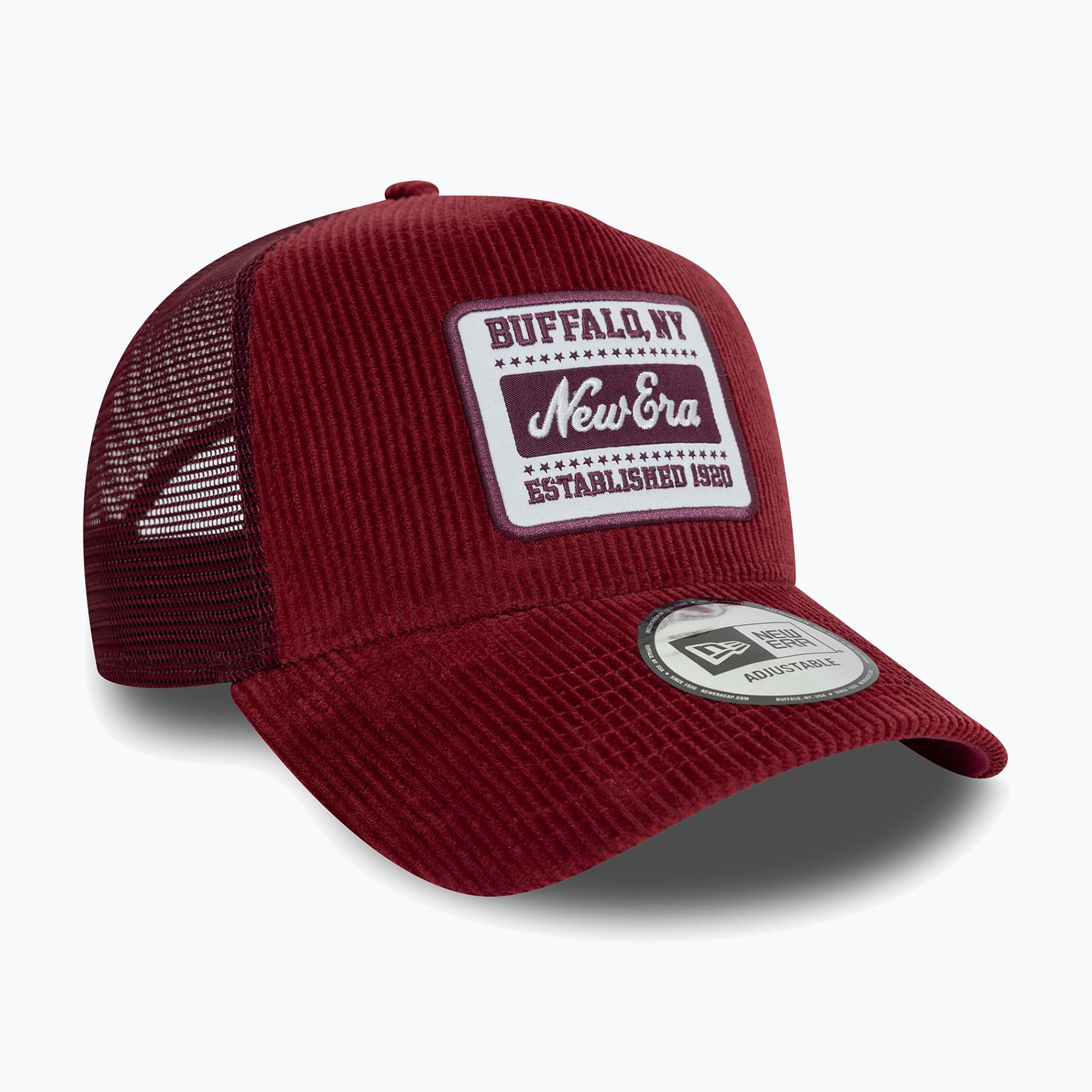 Czapka z daszkiem New Era NE Patch Cord Trucker dark red 