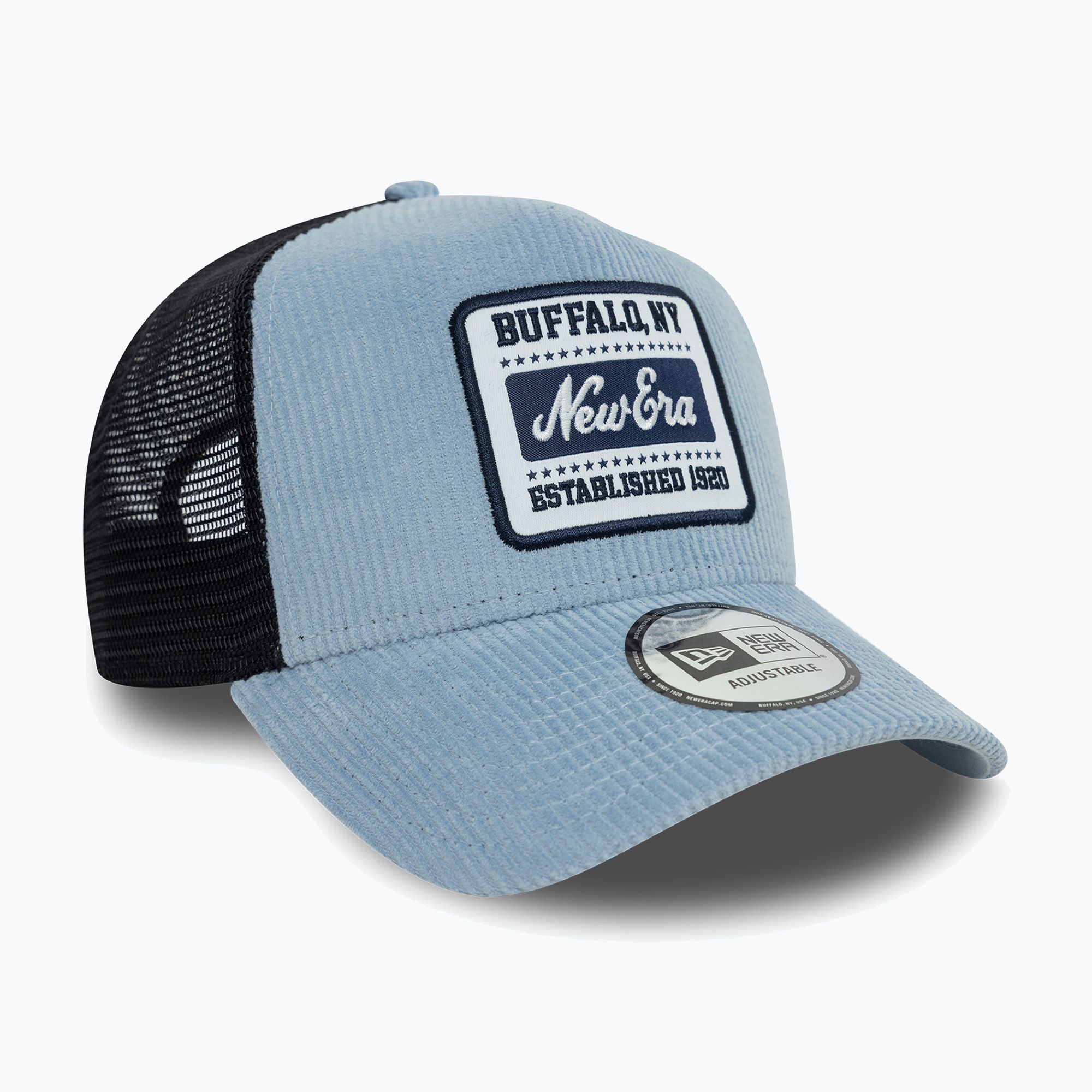 Czapka z daszkiem New Era NE Patch Cord Trucker pastel blue 