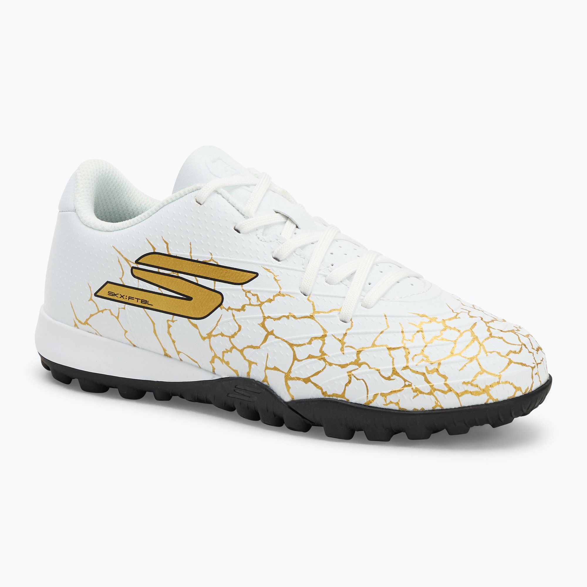 Buty piłkarskie dziecięce SKECHERS Skx_ 1.5 Td Jr TF white/gold 
