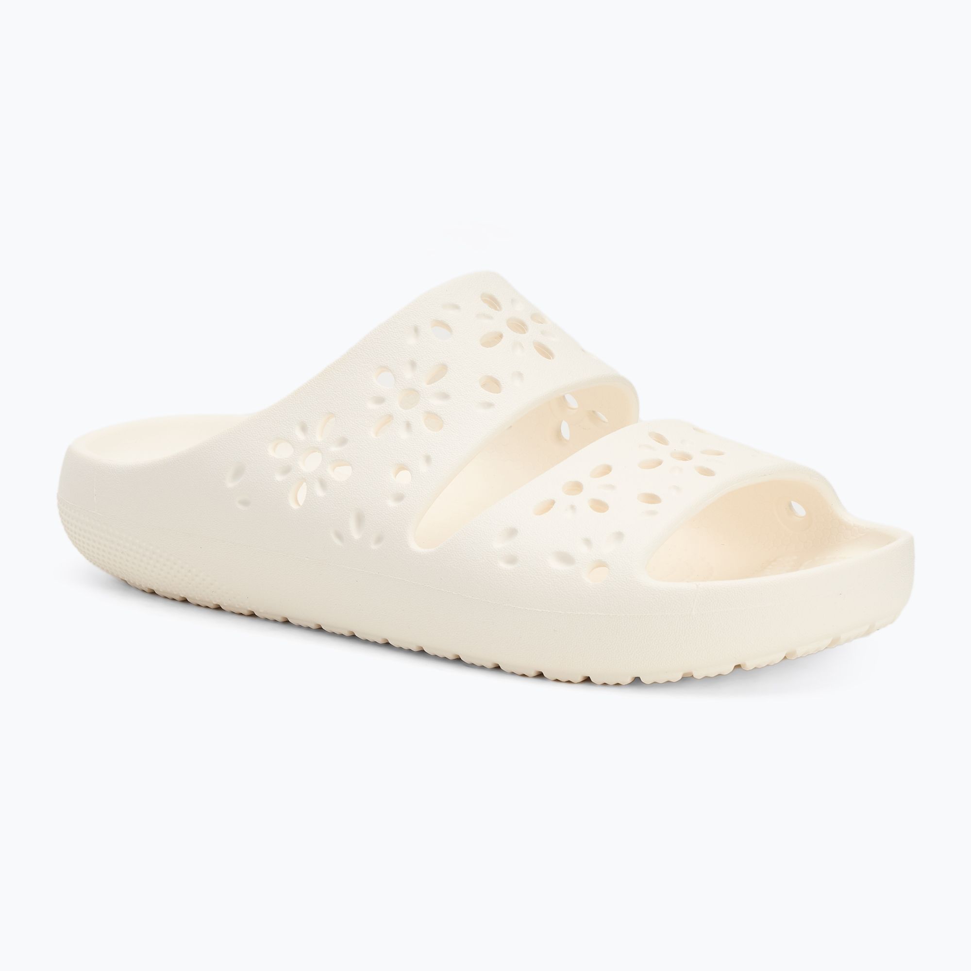 Klapki Crocs Classic Floral Cutout Sandal chalk 