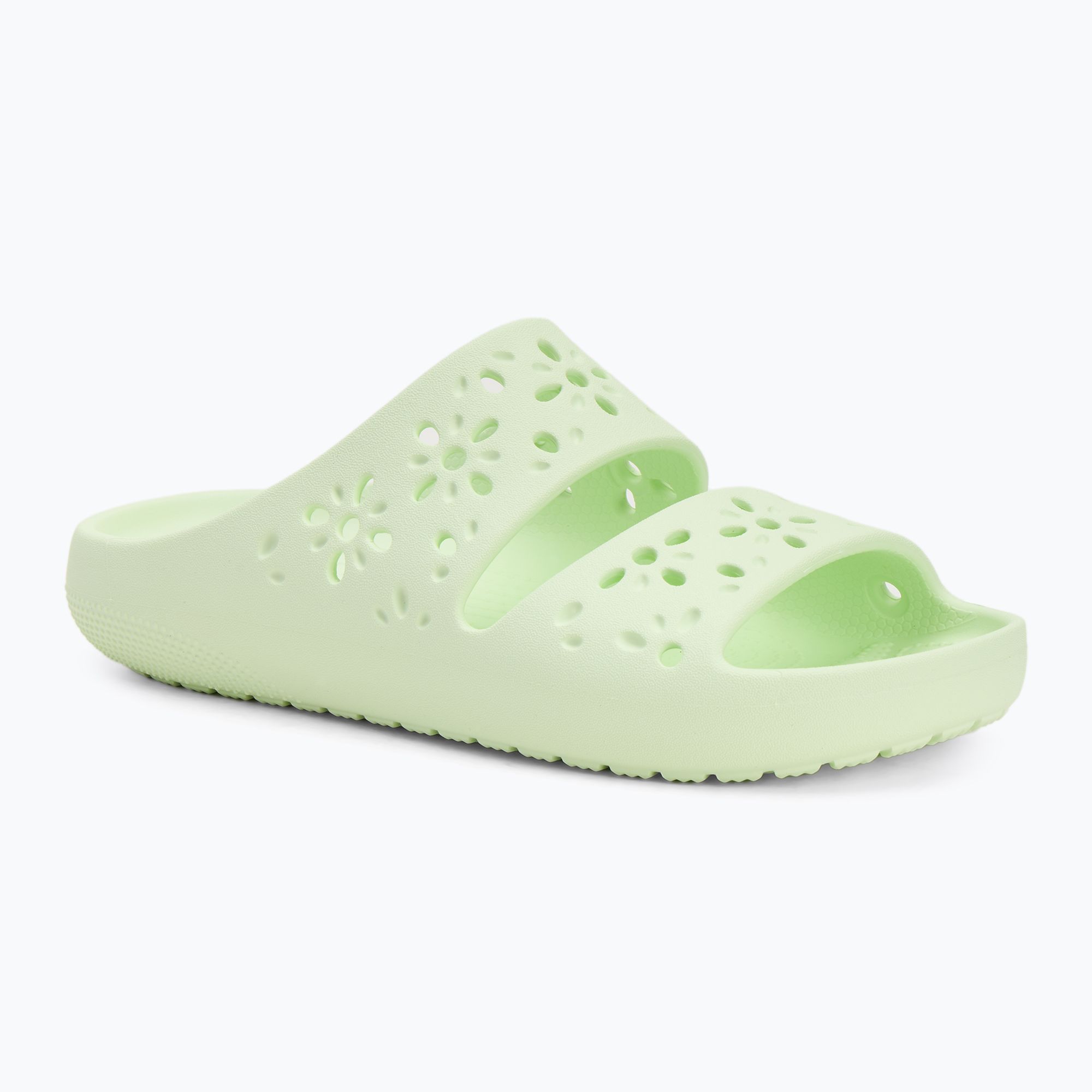 Klapki Crocs Classic Floral Cutout Sandal jade tink 