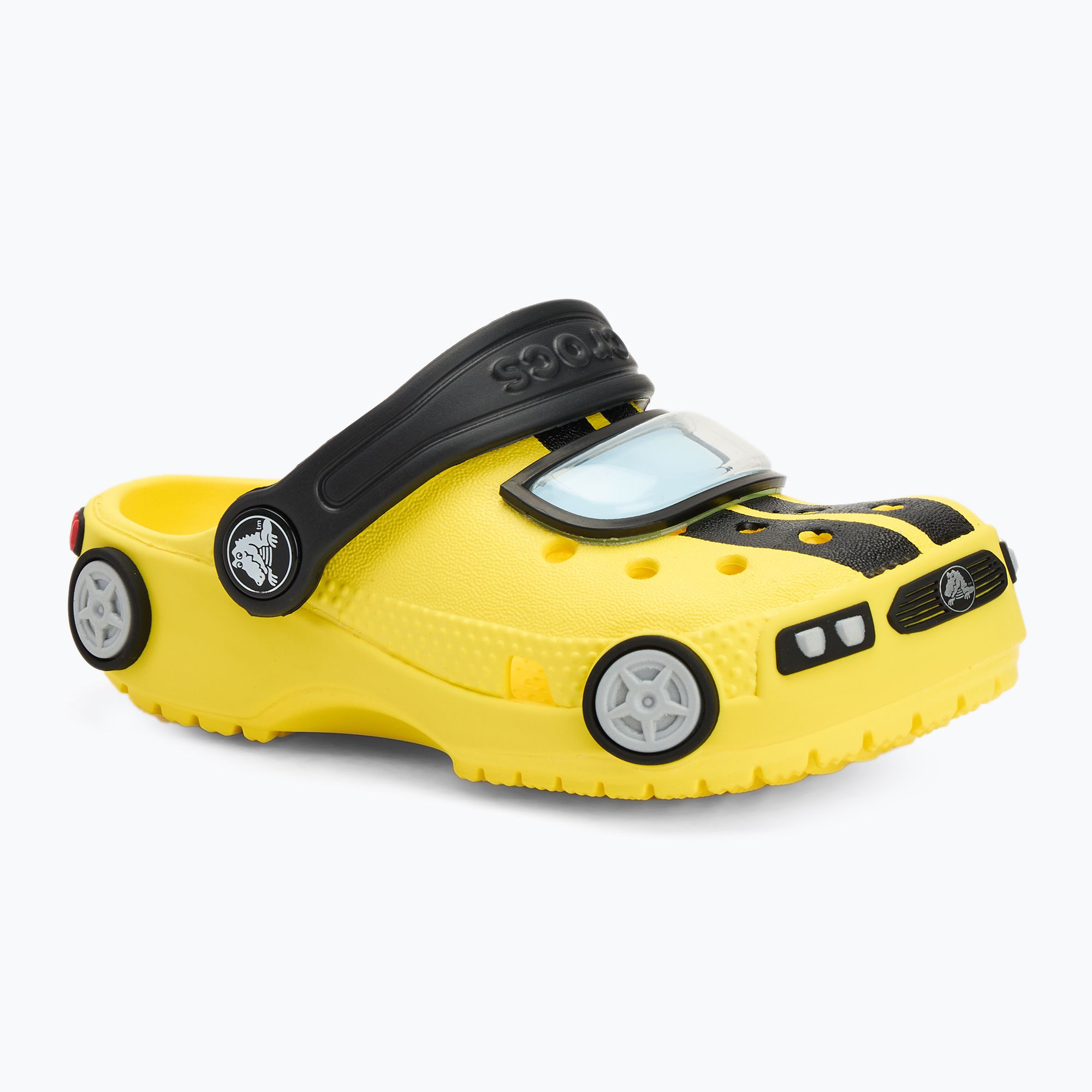 Klapki dziecięce Crocs Classic IAM Race Car Clog Kids Toddler cyber yellow 