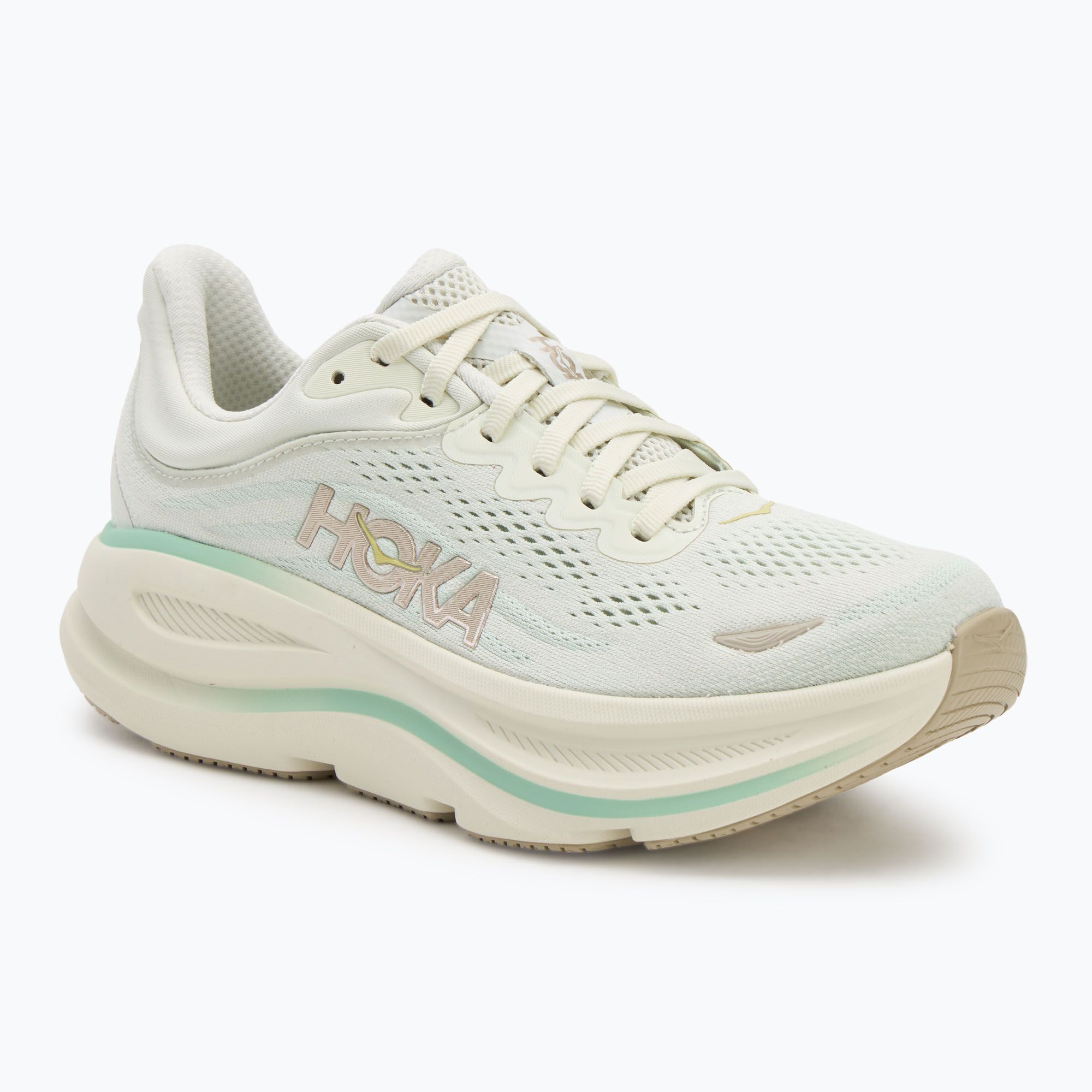 Buty do biegania damskie HOKA Bondi 9 truffle salt/sea glass (1162012 ...