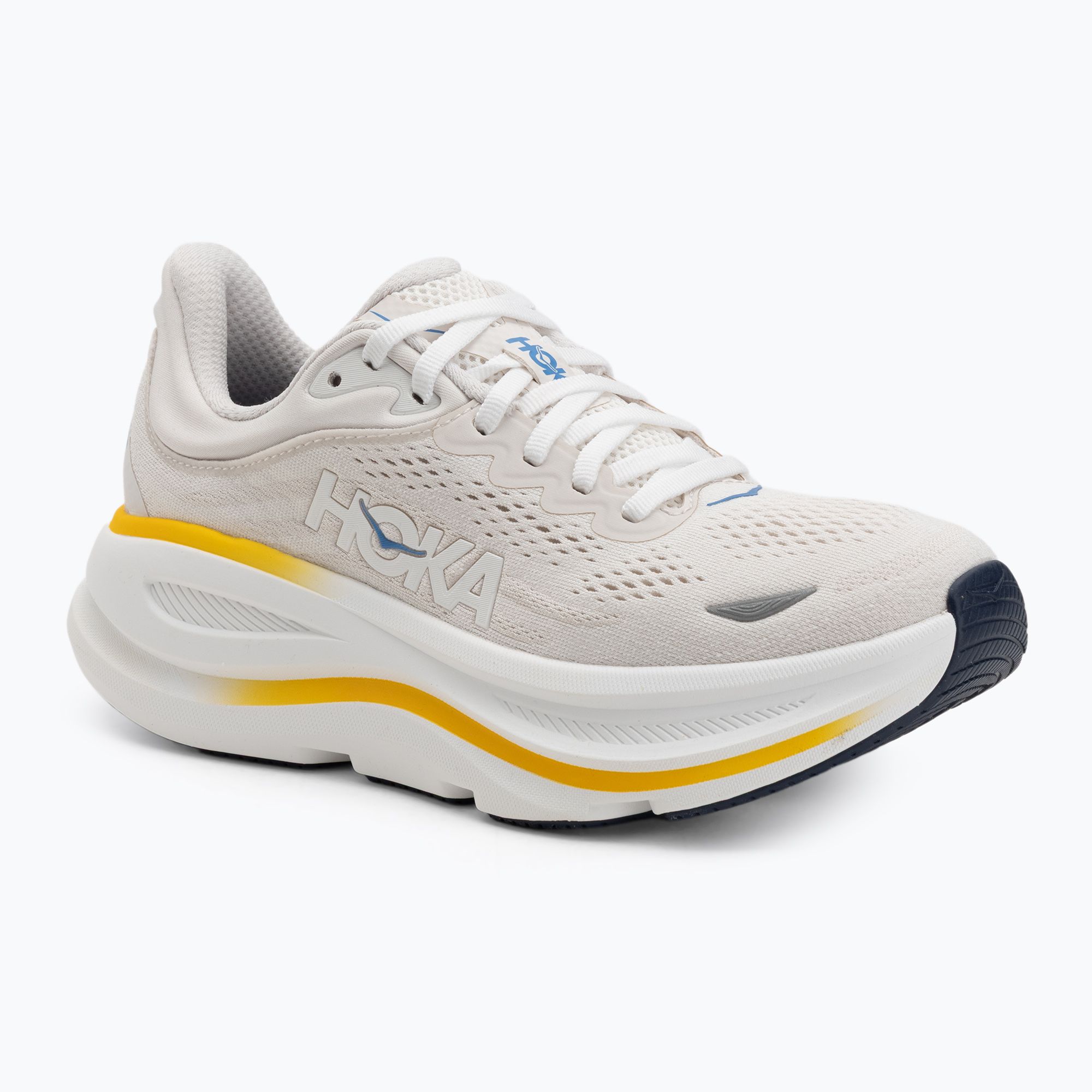 Buty do biegania damskie HOKA Bondi 9 white/grout (1162012-WGRT ...