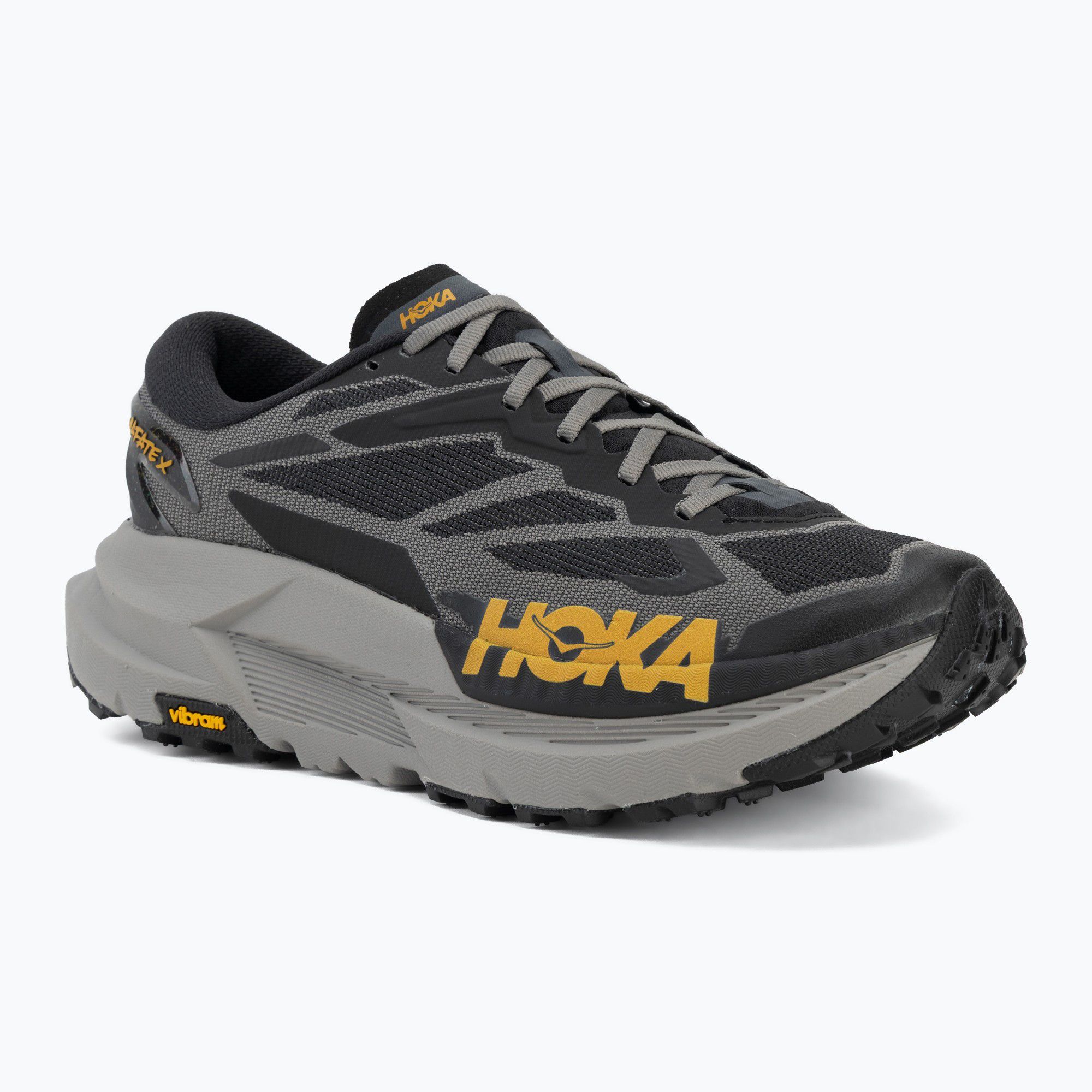 Buty do biegania męskie HOKA Mafate X black/cement (1161990-BCMN ...