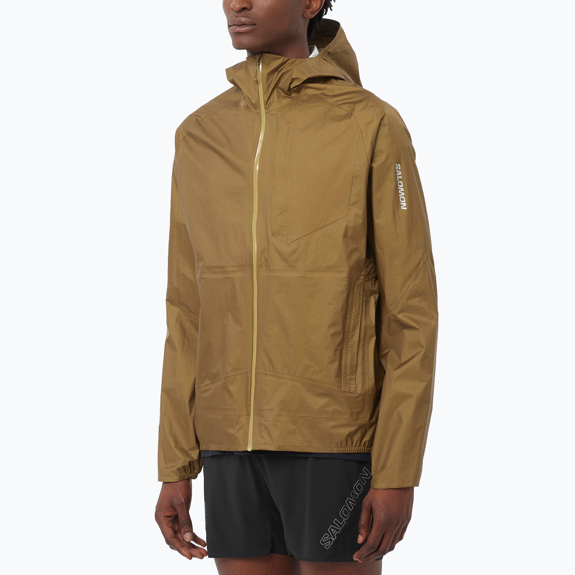 Kurtka do biegania męska Salomon Bonatti Waterproof brilliant olive 