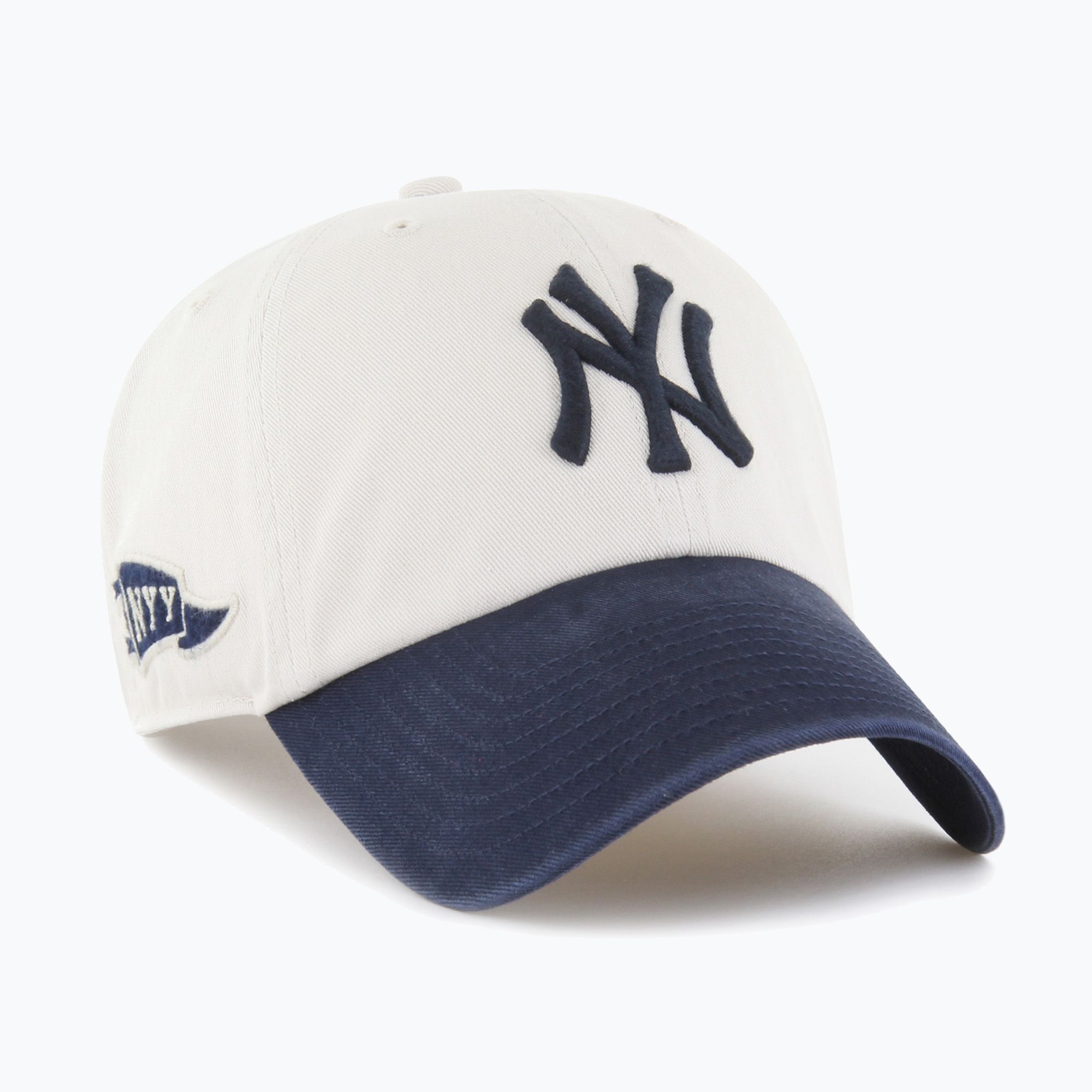 Czapka z daszkiem 47 Brand MLB New York Yankees Grand Stand CLEAN UP bone 