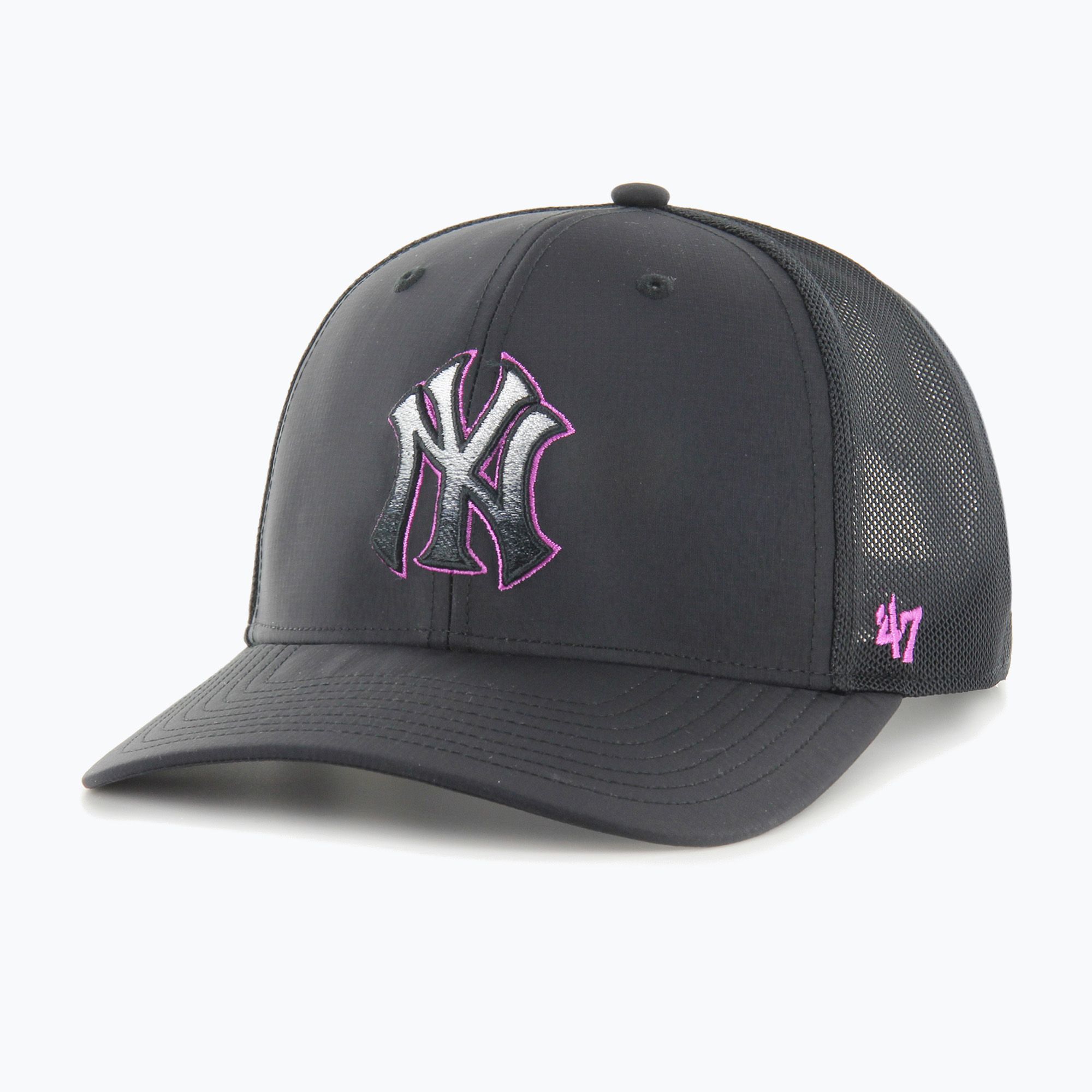 Czapka z daszkiem 47 Brand New York Yankees Volcanic Trucker black 
