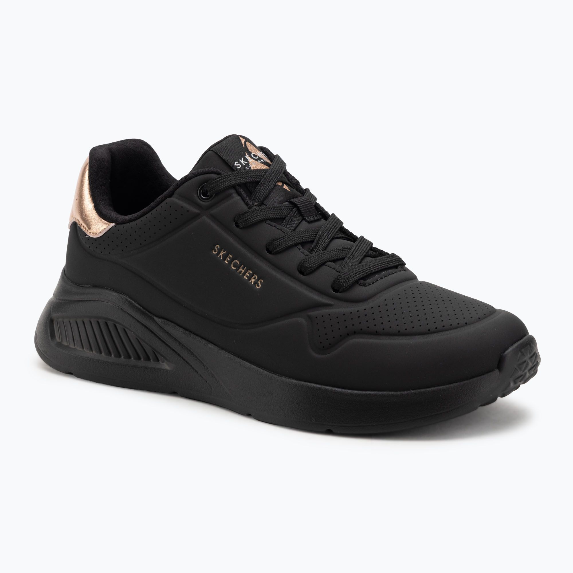 Buty damskie SKECHERS Uno Lite Shimmer Along black (177291 BBK ...