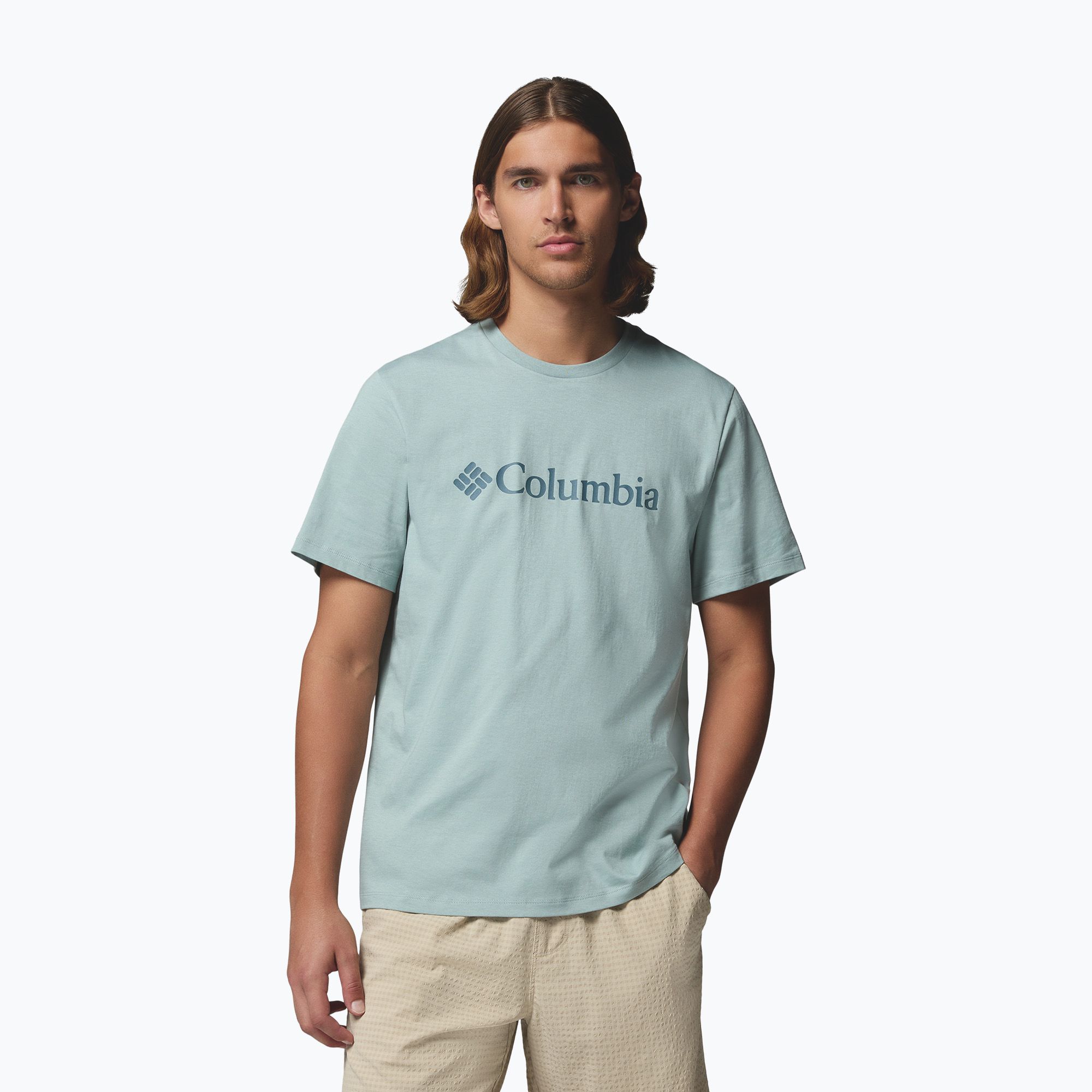 Koszulka męska Columbia CSC Basic Logo Tee crushed blue/gem columbia ...