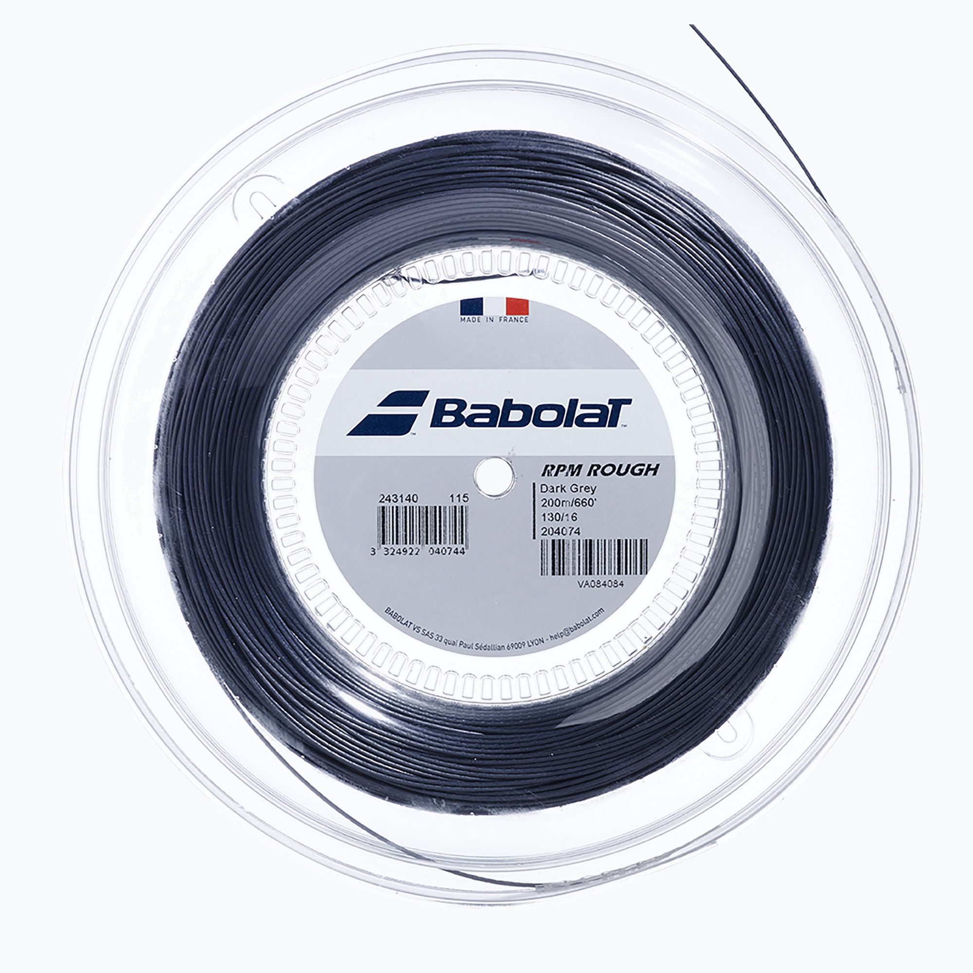 Naciąg tenisowy Babolat 200 m RPM Rough grey 