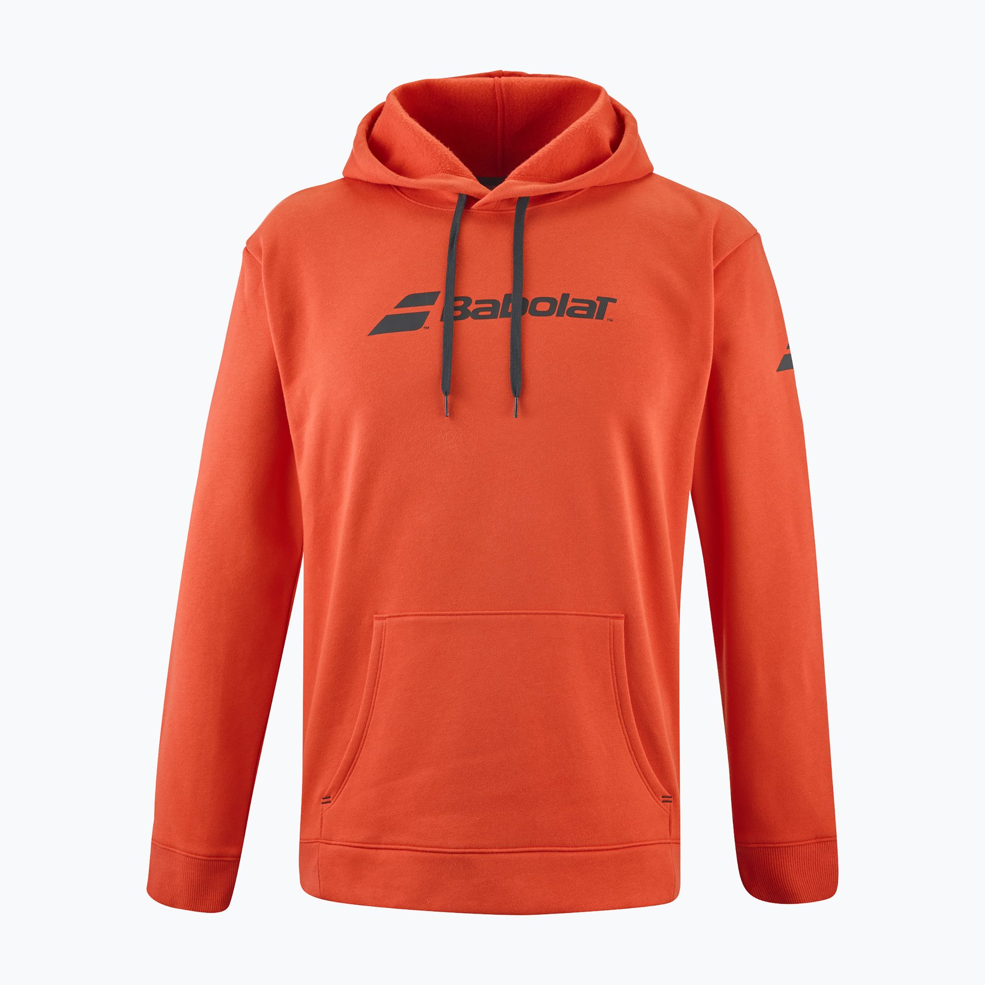 Bluza tenisowa męska Babolat Exercise Hood Sweat fiesta red 