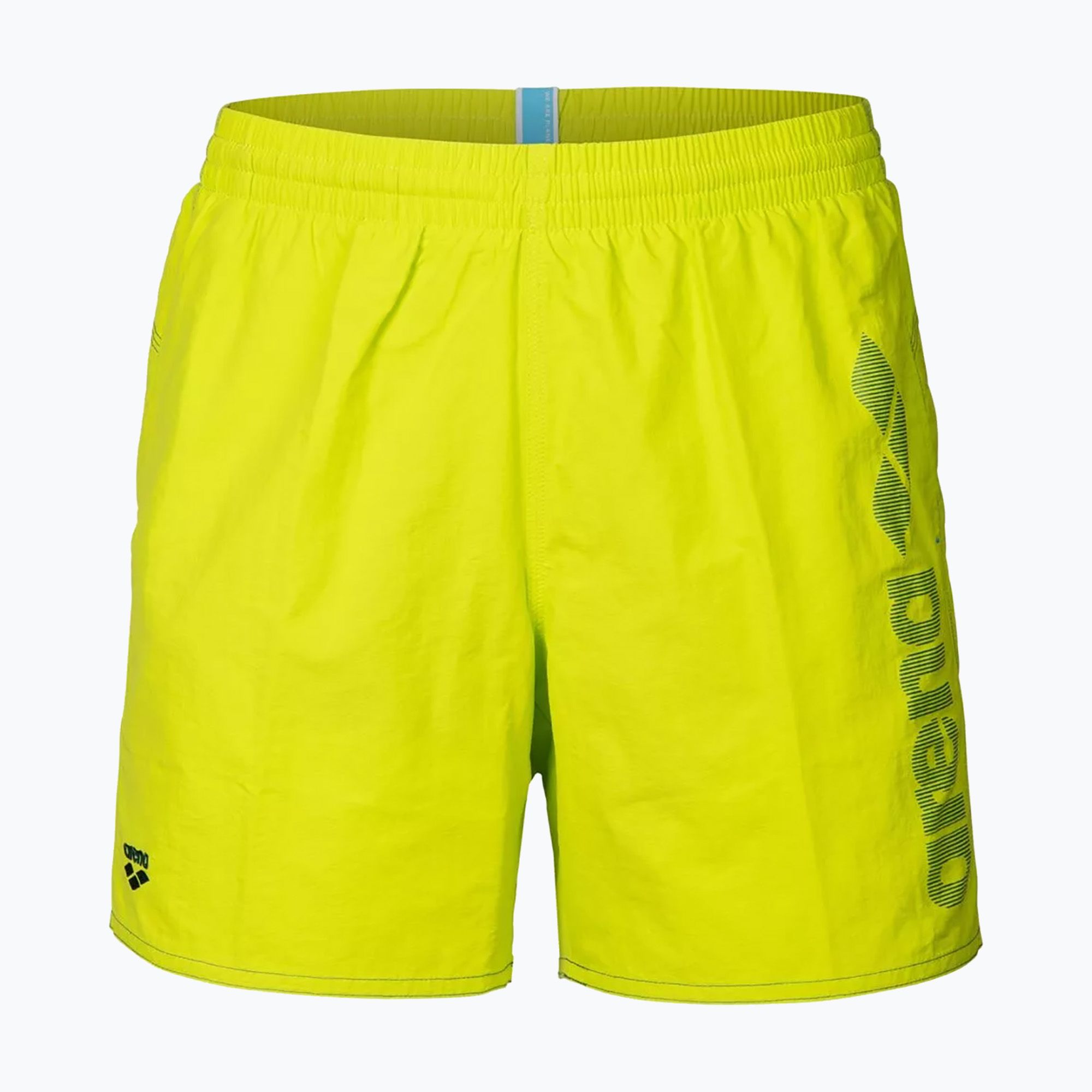 Szorty kąpielowe męskie arena Fundamentals Arena Logo Boxer R artic lime/mangrove 