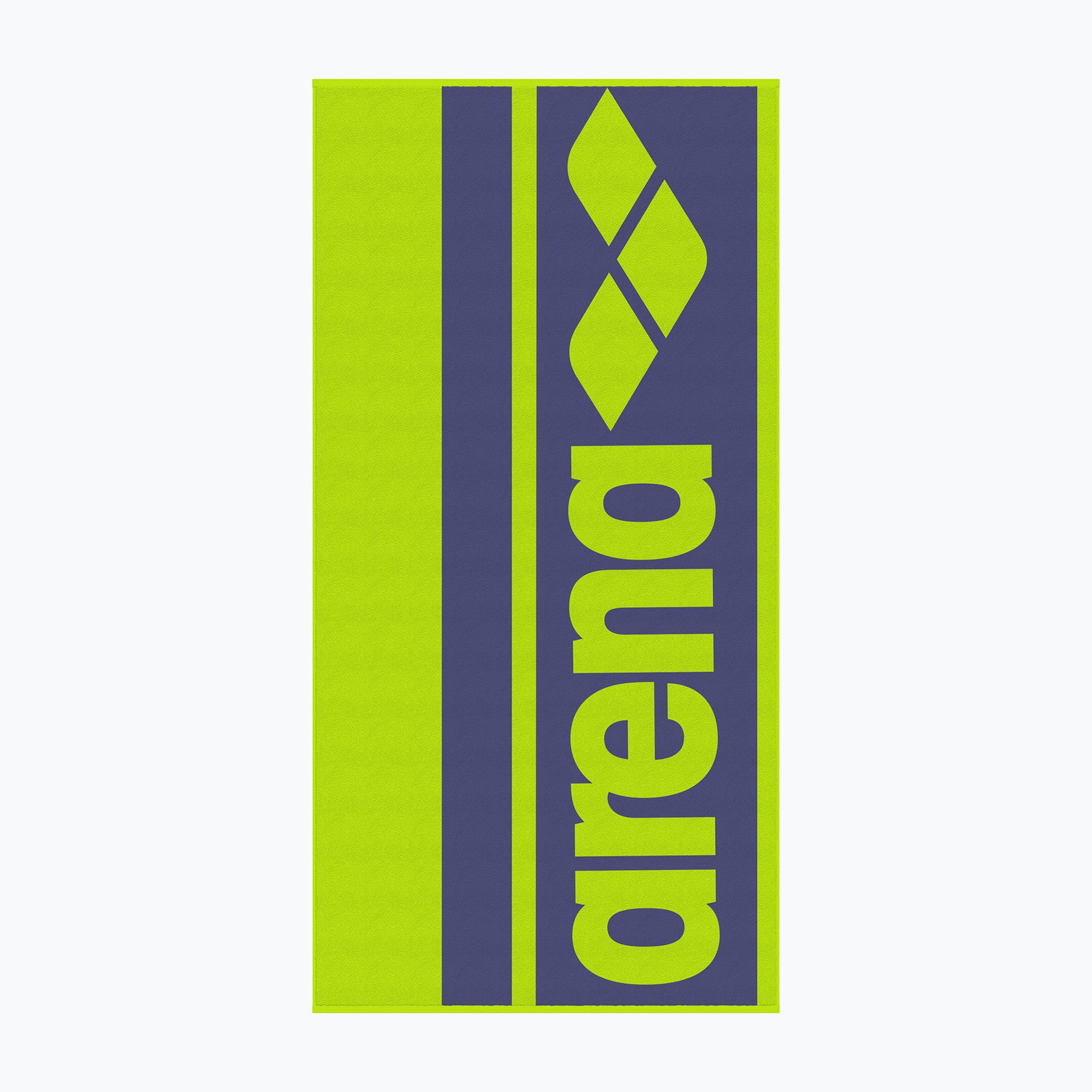 Ręcznik arena Logotype Jacquard artic lime/future dusk 