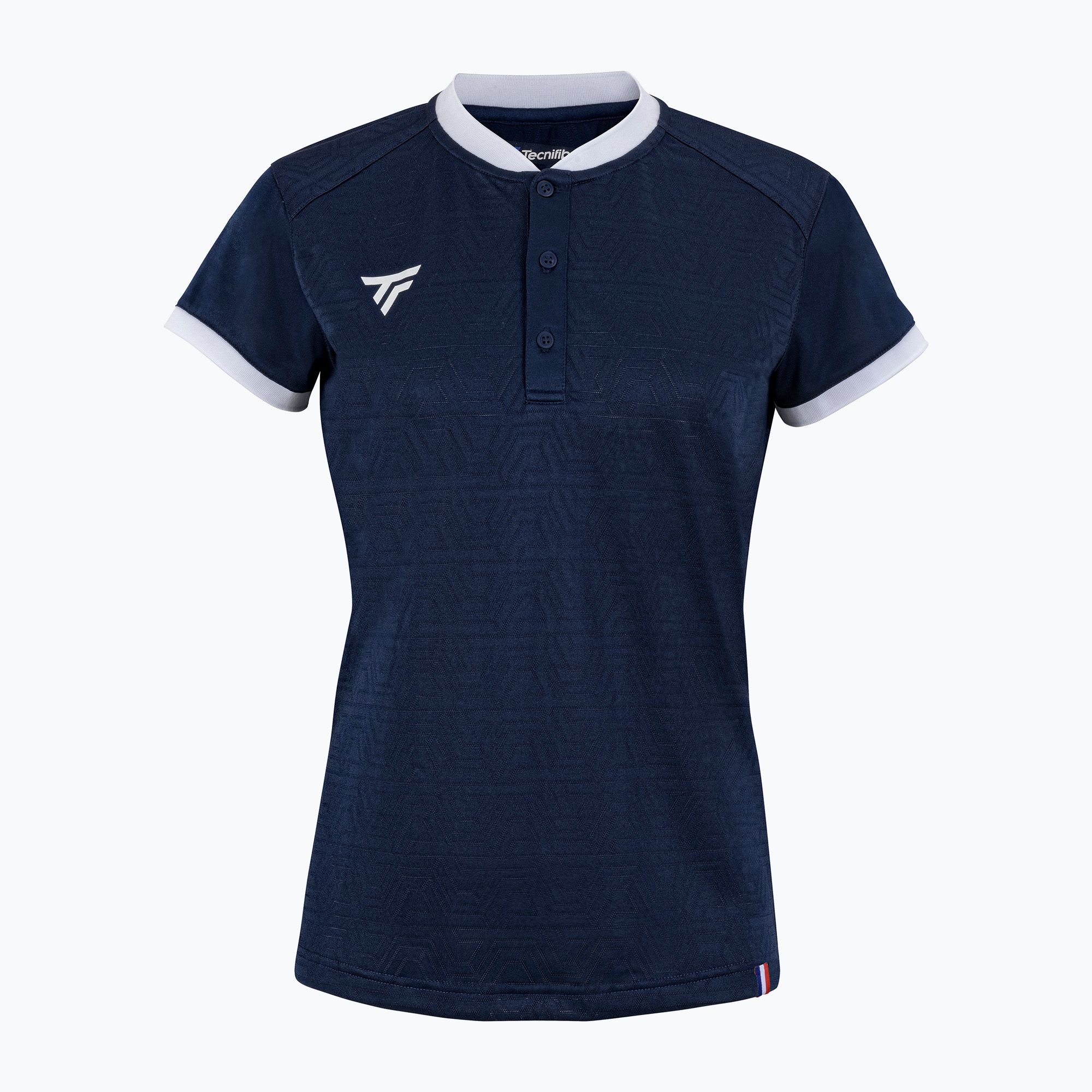 Koszulka polo tenisowa damska Tecnifibre Team Mesh Polo W marine 