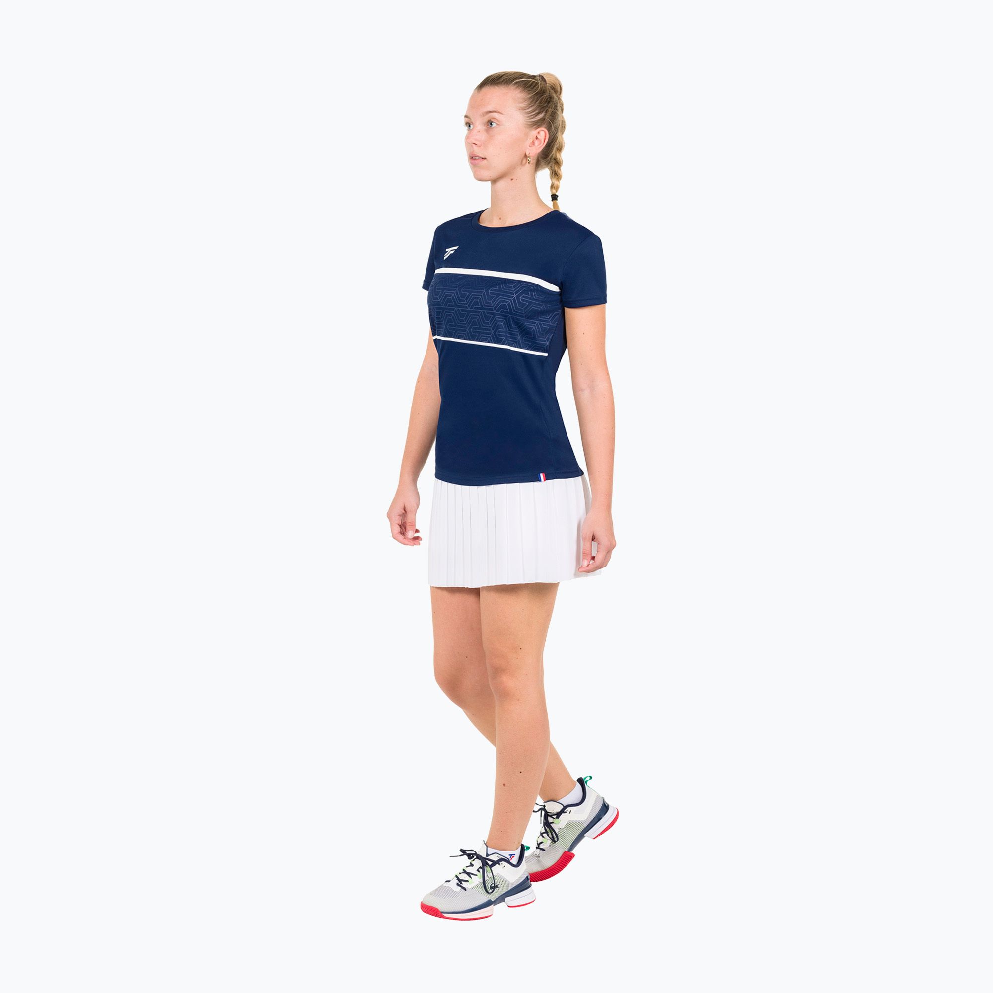 Spódnica tenisowa Tecnifibre Team white 