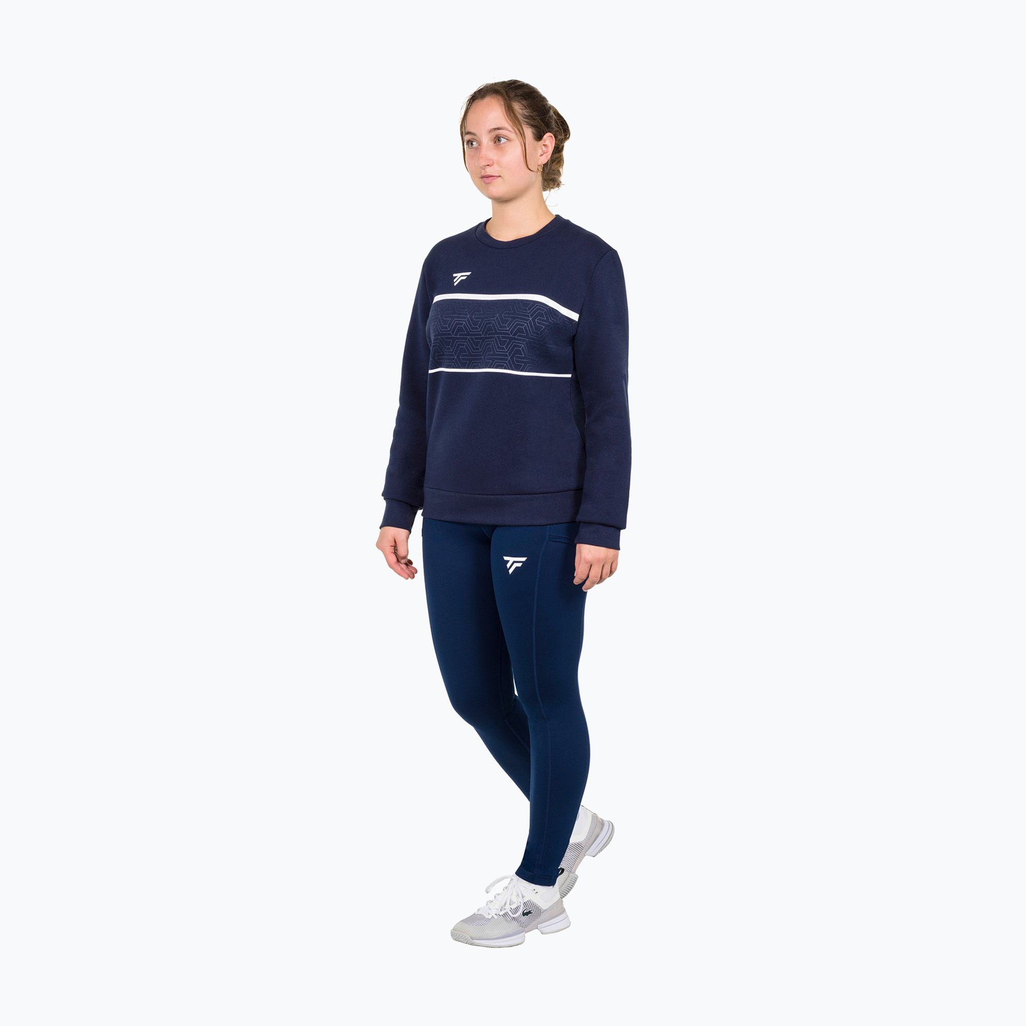 Legginsy tenisowe damskie Tecnifibre Team W marine 