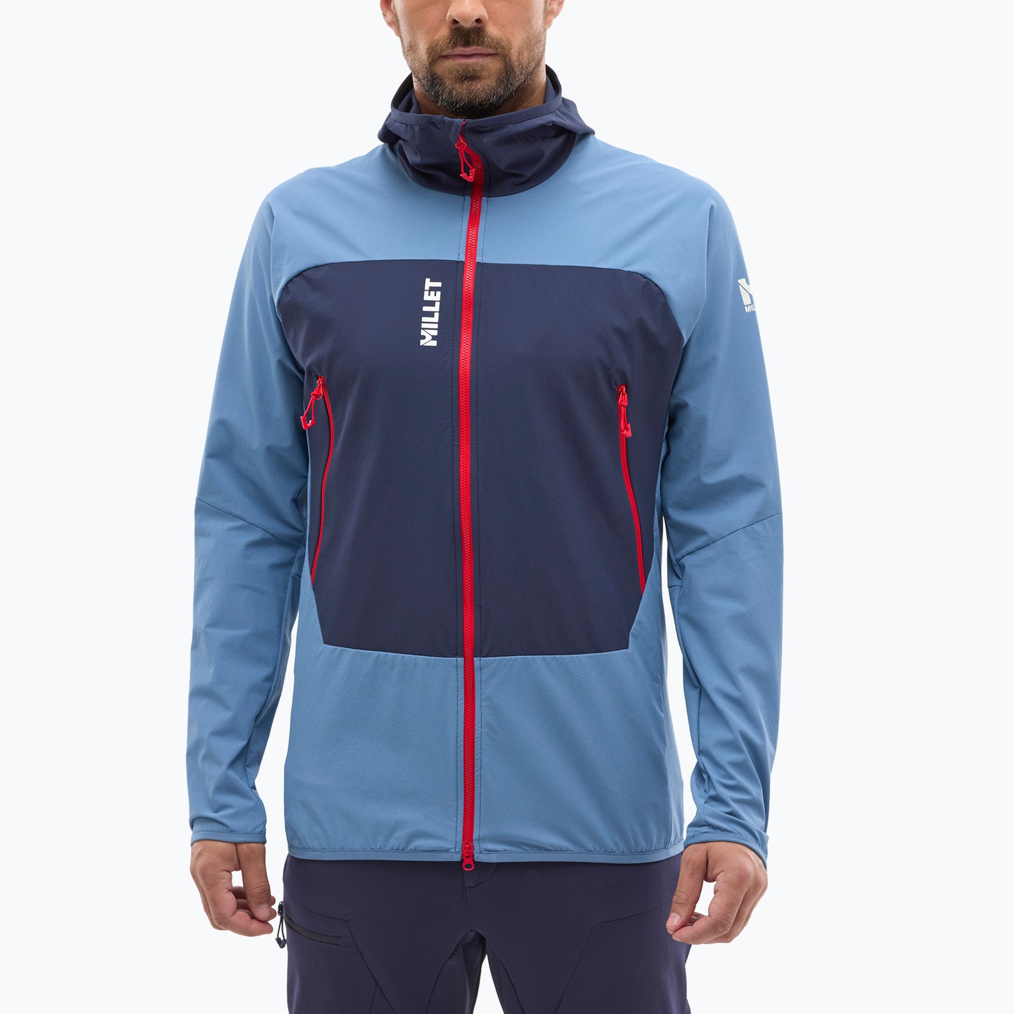 Kurtka softshell męska Millet Fusion XCS Hoodie coronet blue/saphir 
