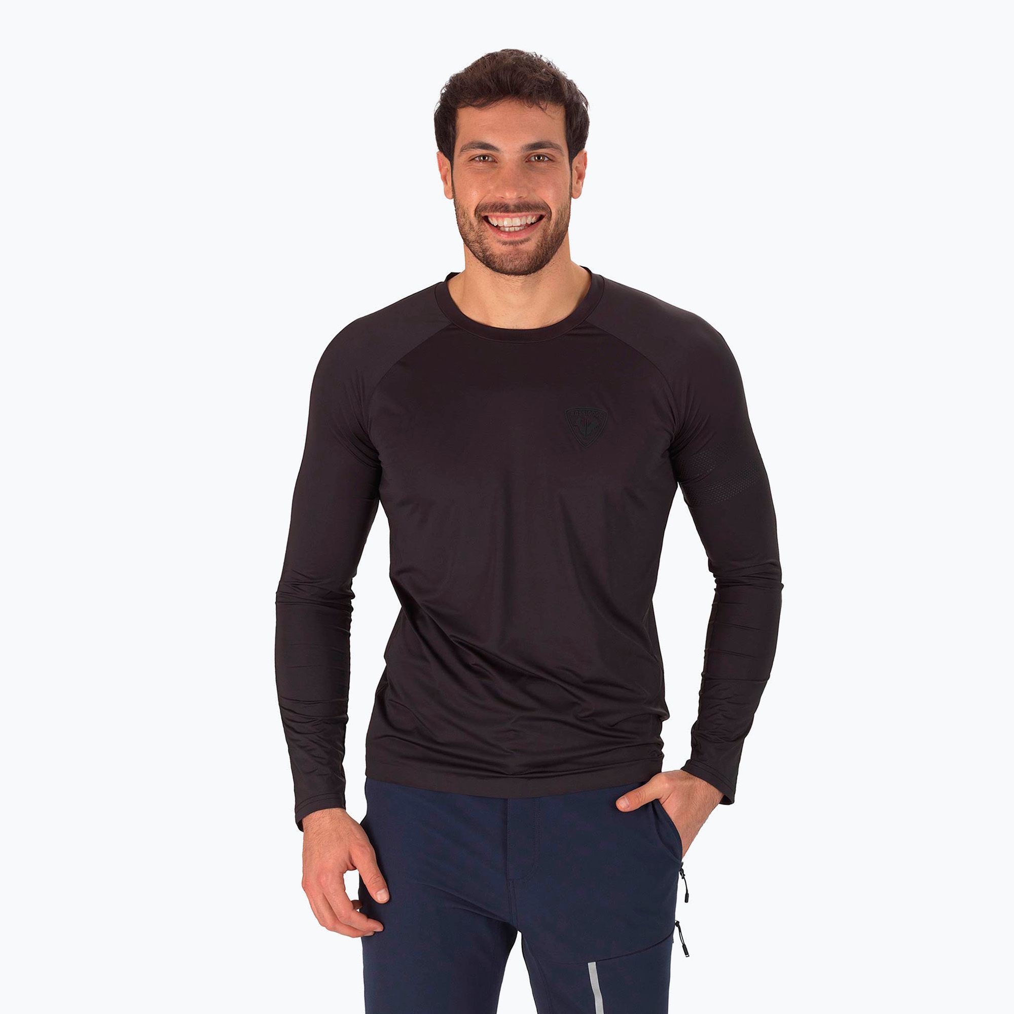 Longsleeve trekkingowy męski Rossignol SKPR black 
