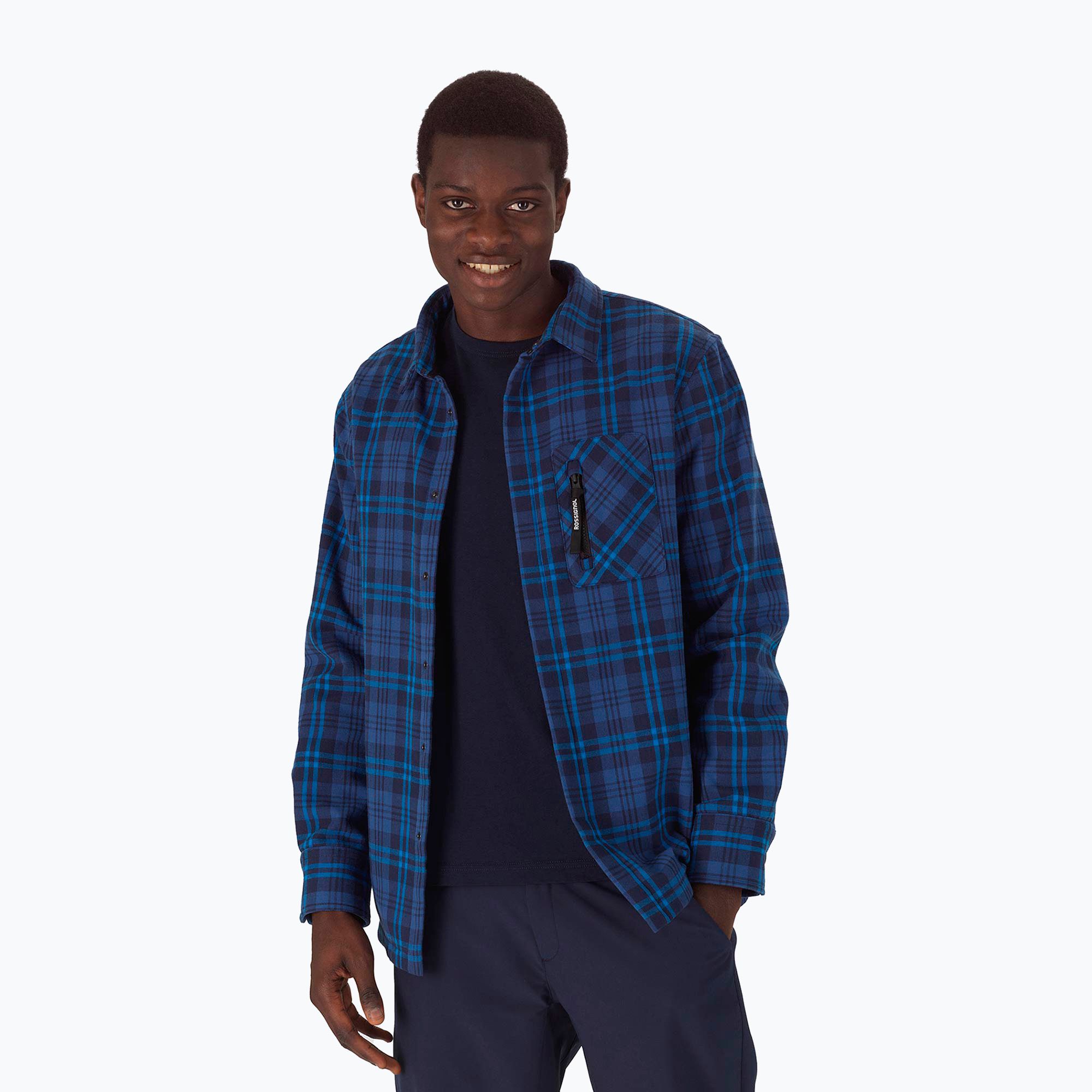 Koszula męska Rossignol Flannel Shirt dark navy 