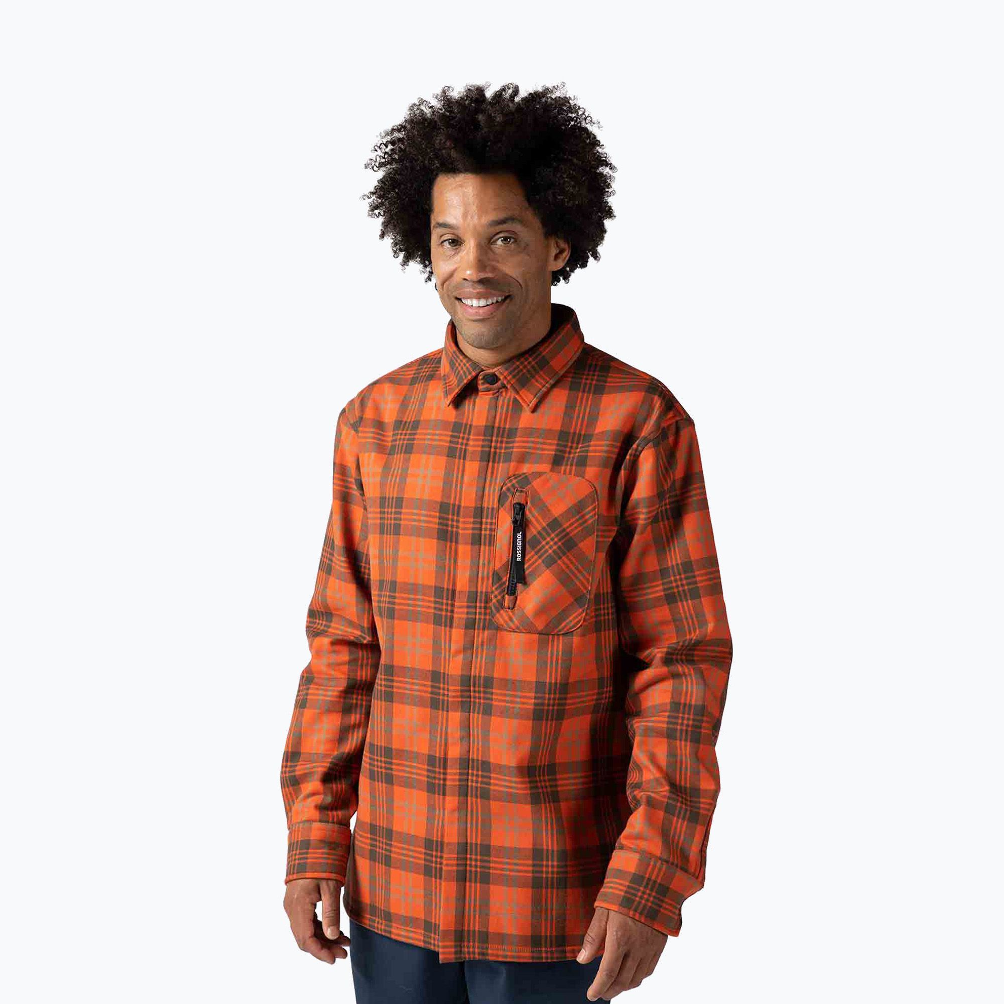 Koszula męska Rossignol Flannel Shirt tan 