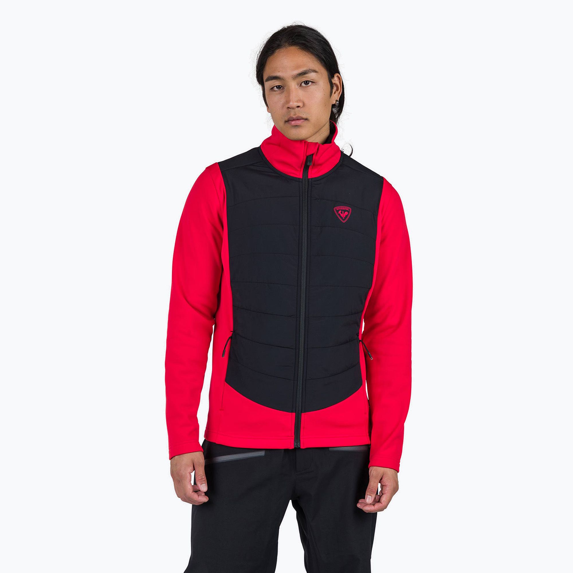 Kurtka hybrydowa męska Rossignol Classique Hybrid Clim Fz sports red 