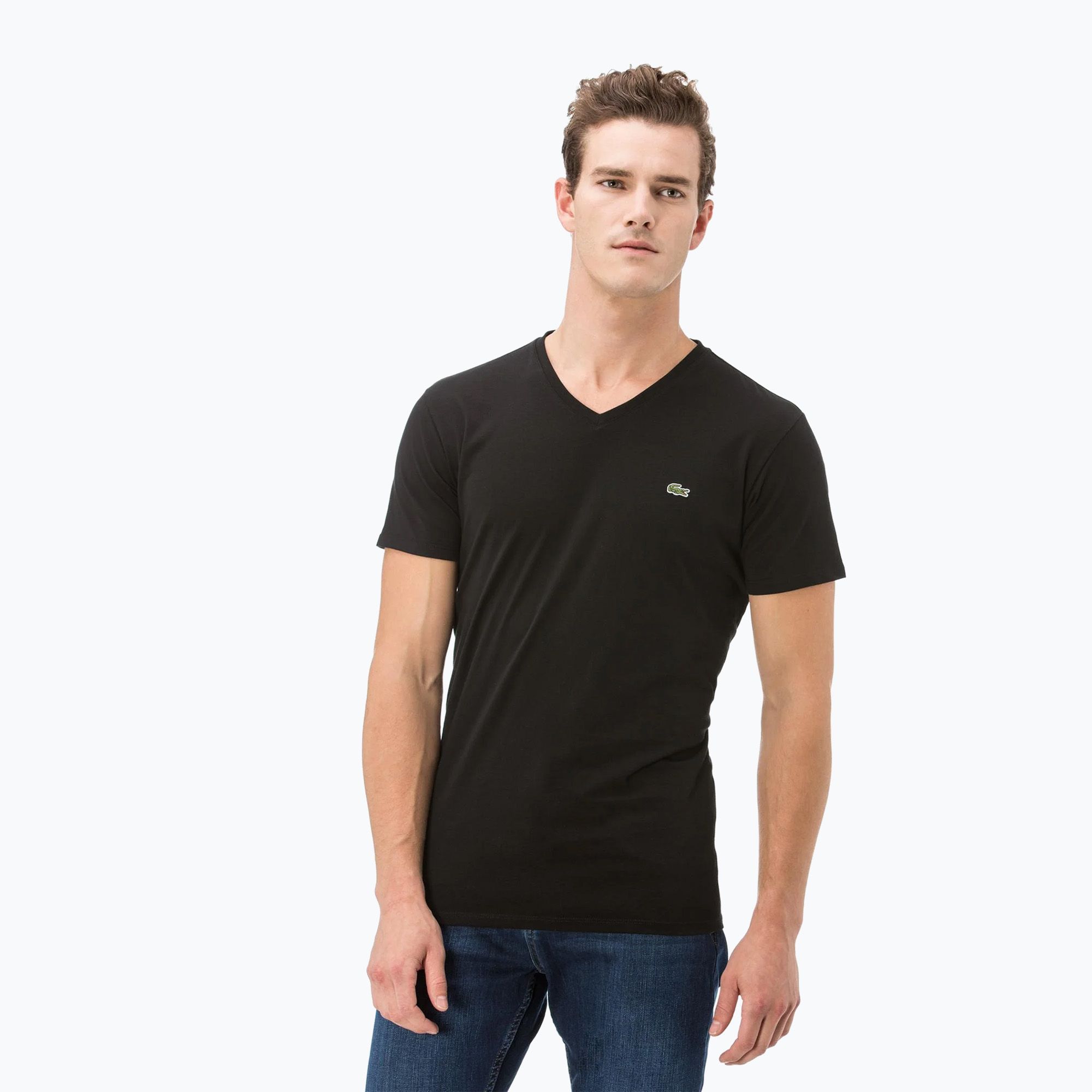 Koszulka męska Lacoste TH2036 black 