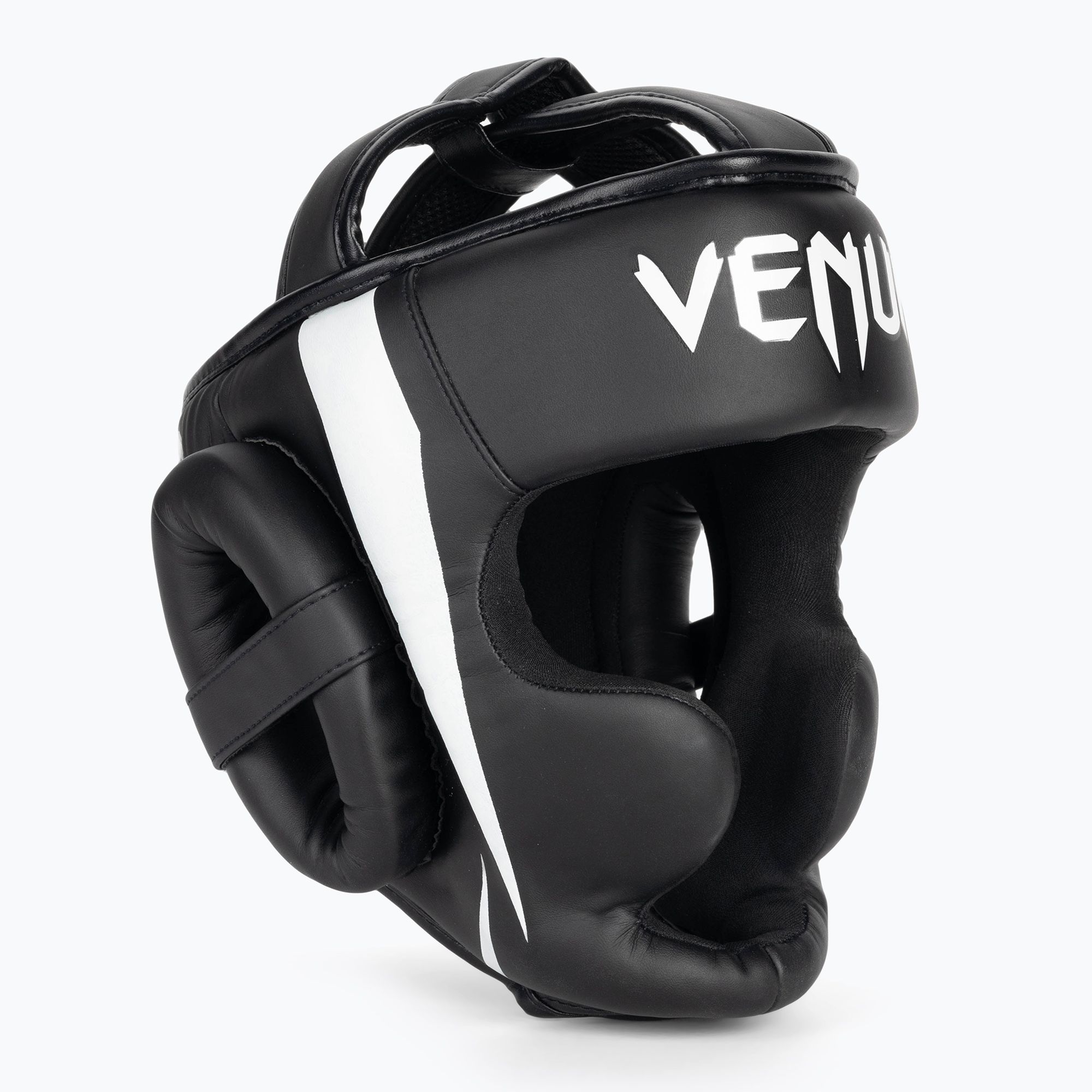 Kask bokserski Venum Elite black/white 