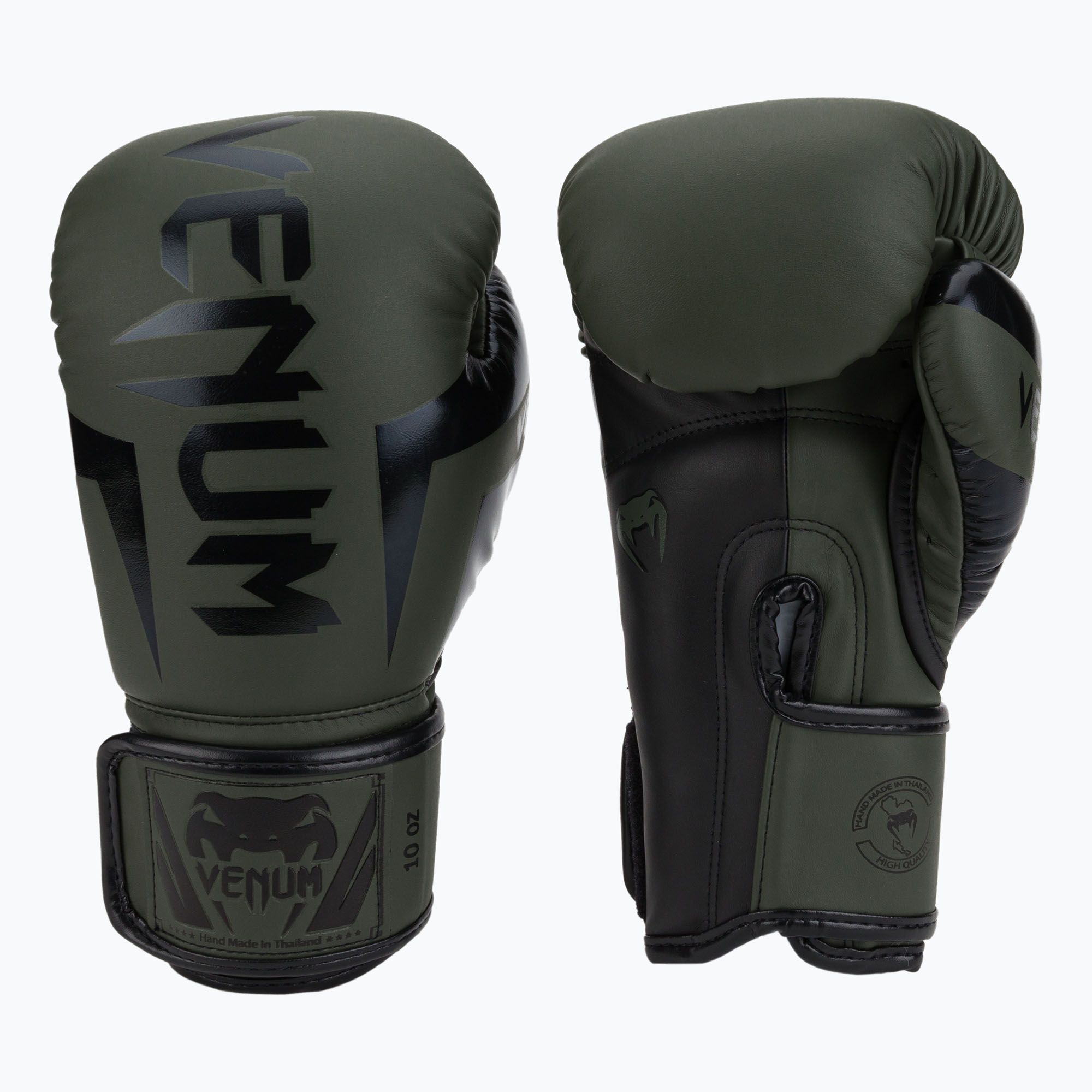 Rękawice bokserskie Venum Elite khaki/black 
