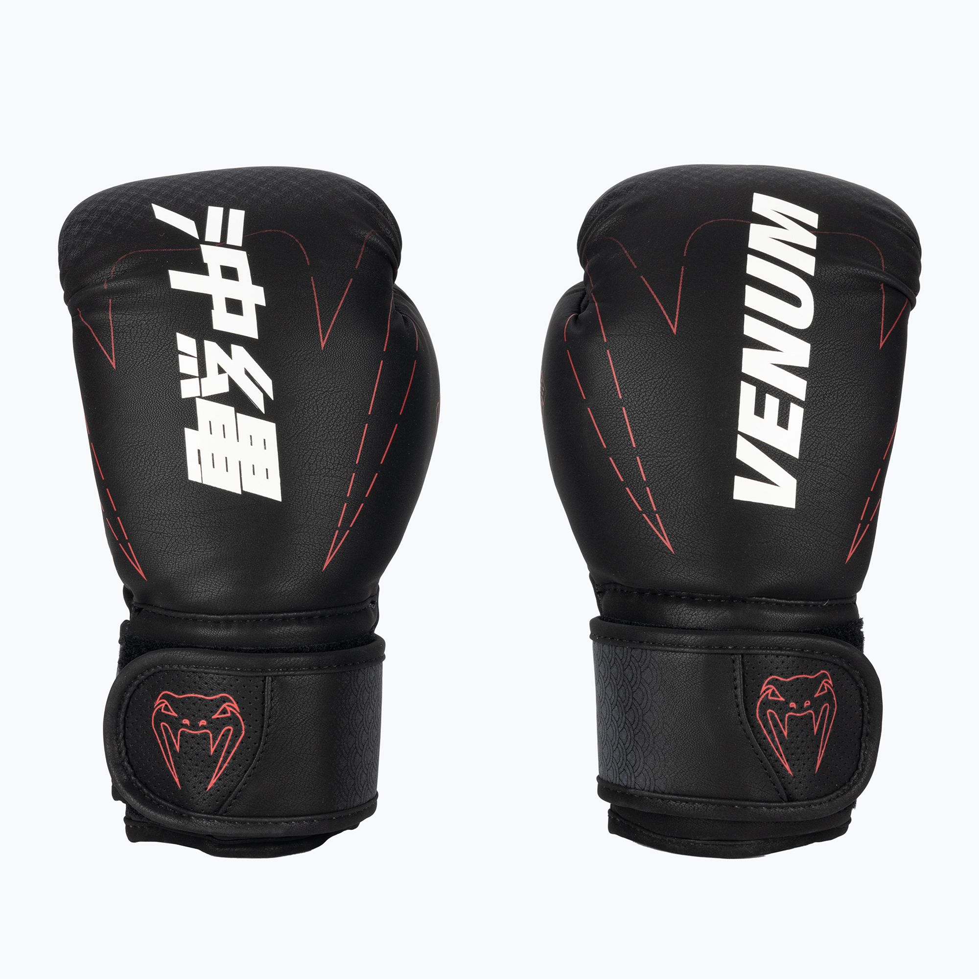 Rękawice bokserskie dziecięce Venum Okinawa 3.0 black/red 