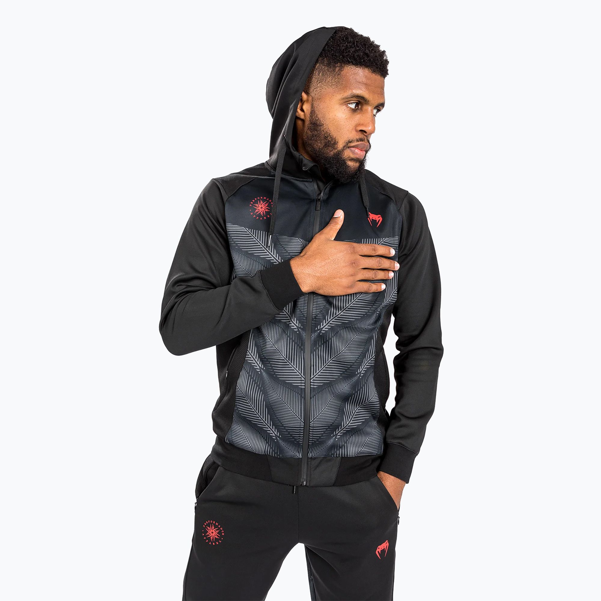 Bluza męska Venum Phantom Hoody black/red 