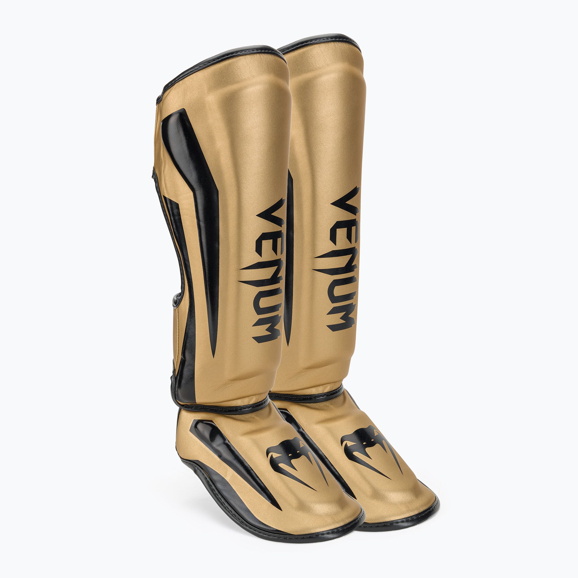 Ochraniacze piszczeli i stóp Venum Elite Standup gold/black 